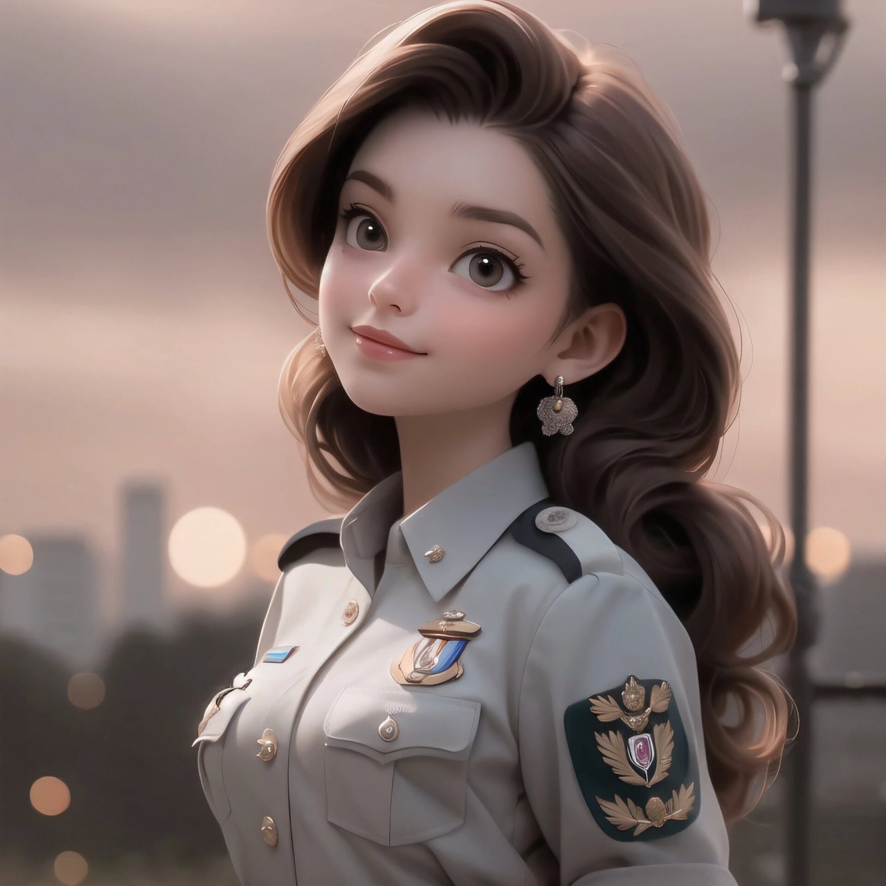 英姿飒爽的你们05女军装头像7315女生迪士尼风 原创图片,97