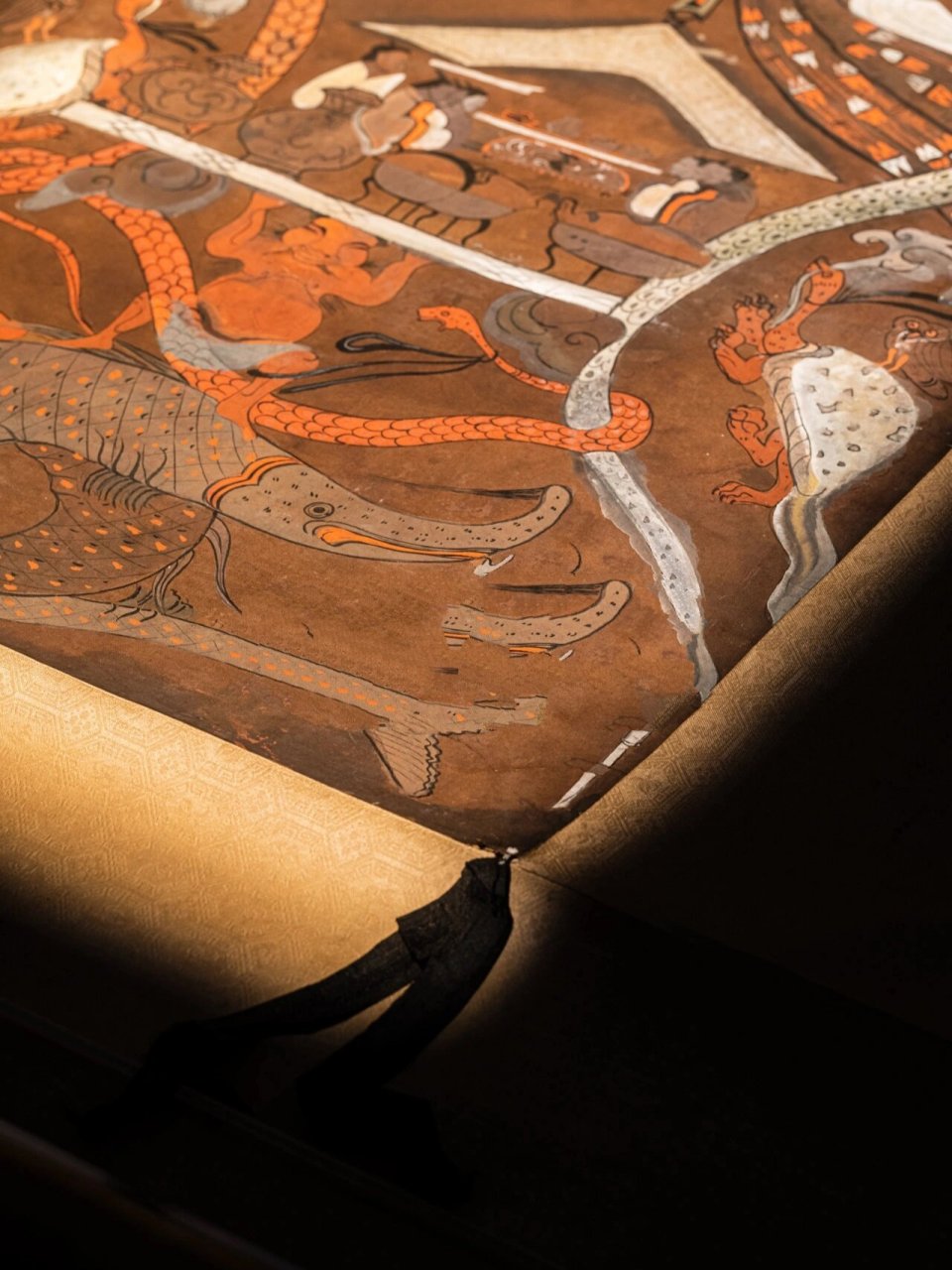 马王堆永生之梦|辛追t形帛画|湖南省博物馆 辛追墓t形帛画 西汉初期