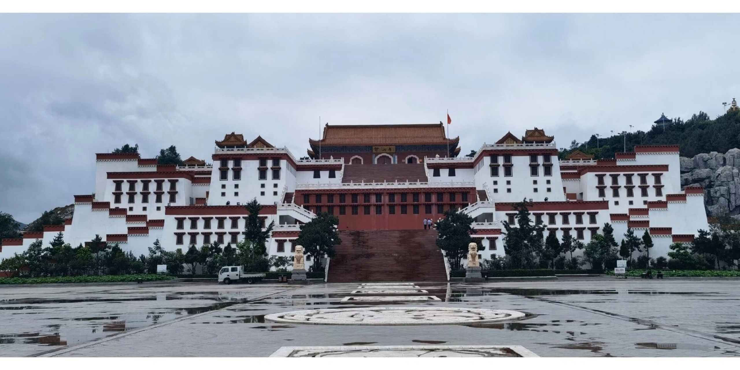 锦州的小布达拉宫～九华山慈海寺 锦州自驾游,今日打卡凌海九华山
