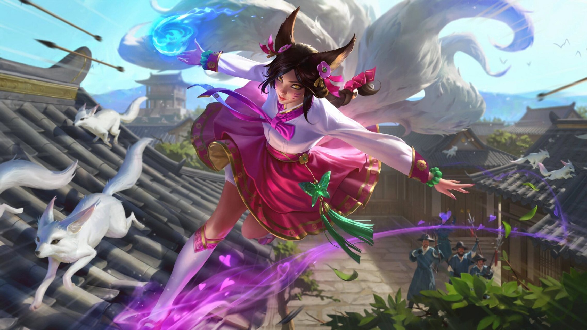 lol九尾妖狐 阿狸 全部高清皮肤原画分享 高清原画持续分享中