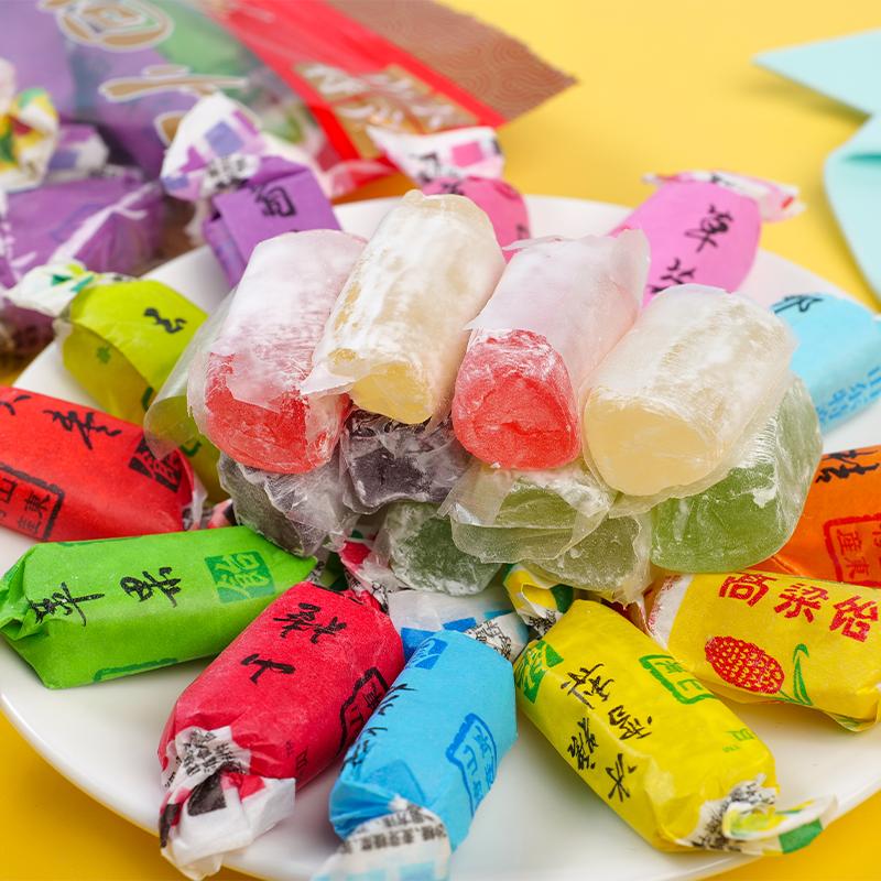 山东特产:正宗山东特产高粱饴多口味糖果,经典老式糖果制作,童年味道!