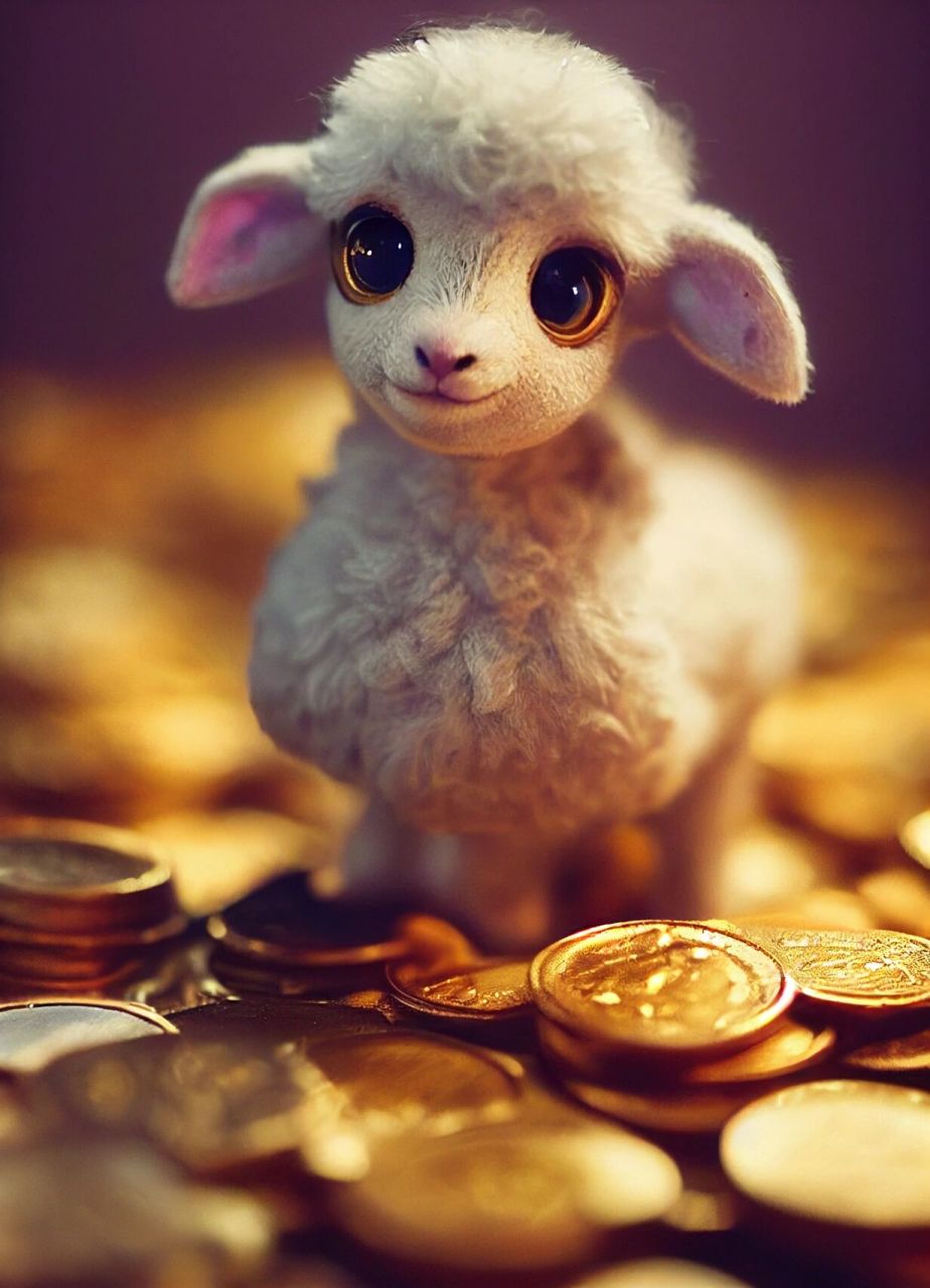 招财羊宝宝91看到就旺财 画了一个招财羊宝宝91,送给属羊的宝宝