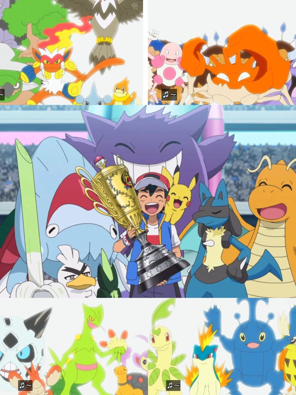 宝可梦旅途132话|小智 vs 丹帝 最终集 95 第16回合:超极巨 皮卡丘