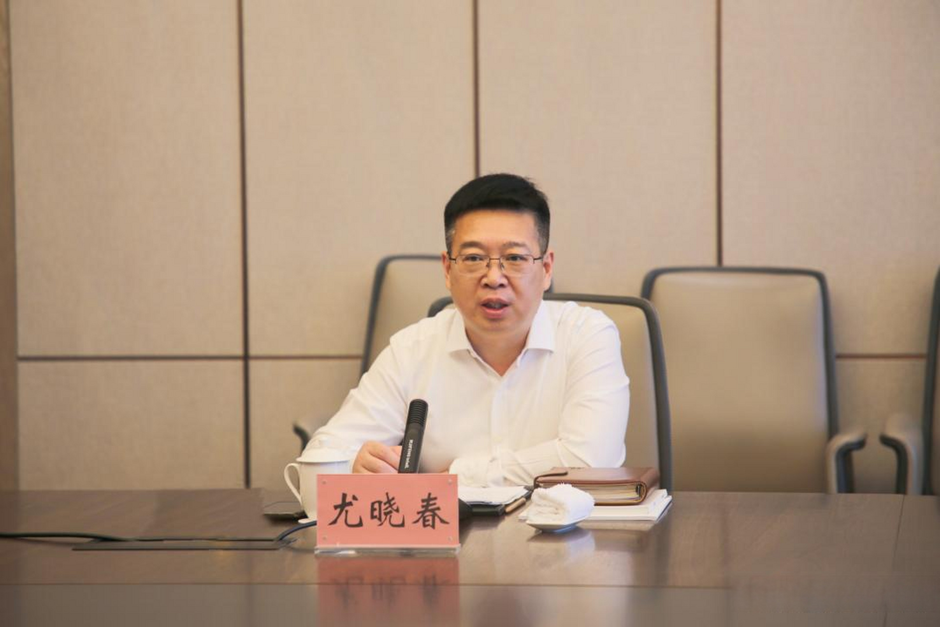 9月21日上午,兴化城投公司总经理王永明一行来射阳城