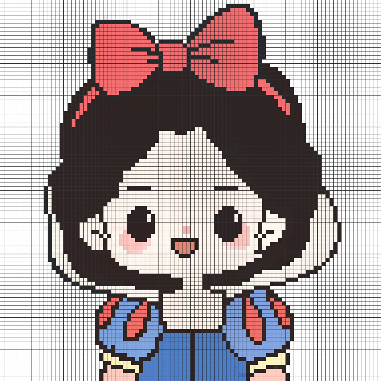 白雪公主——像素画