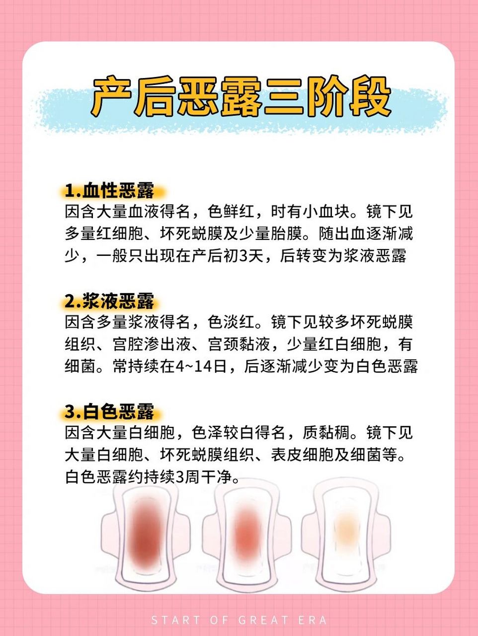 区分恶露未尽还是月经来潮🤔 不少妈妈问:欢送恶露没两天😰就发现