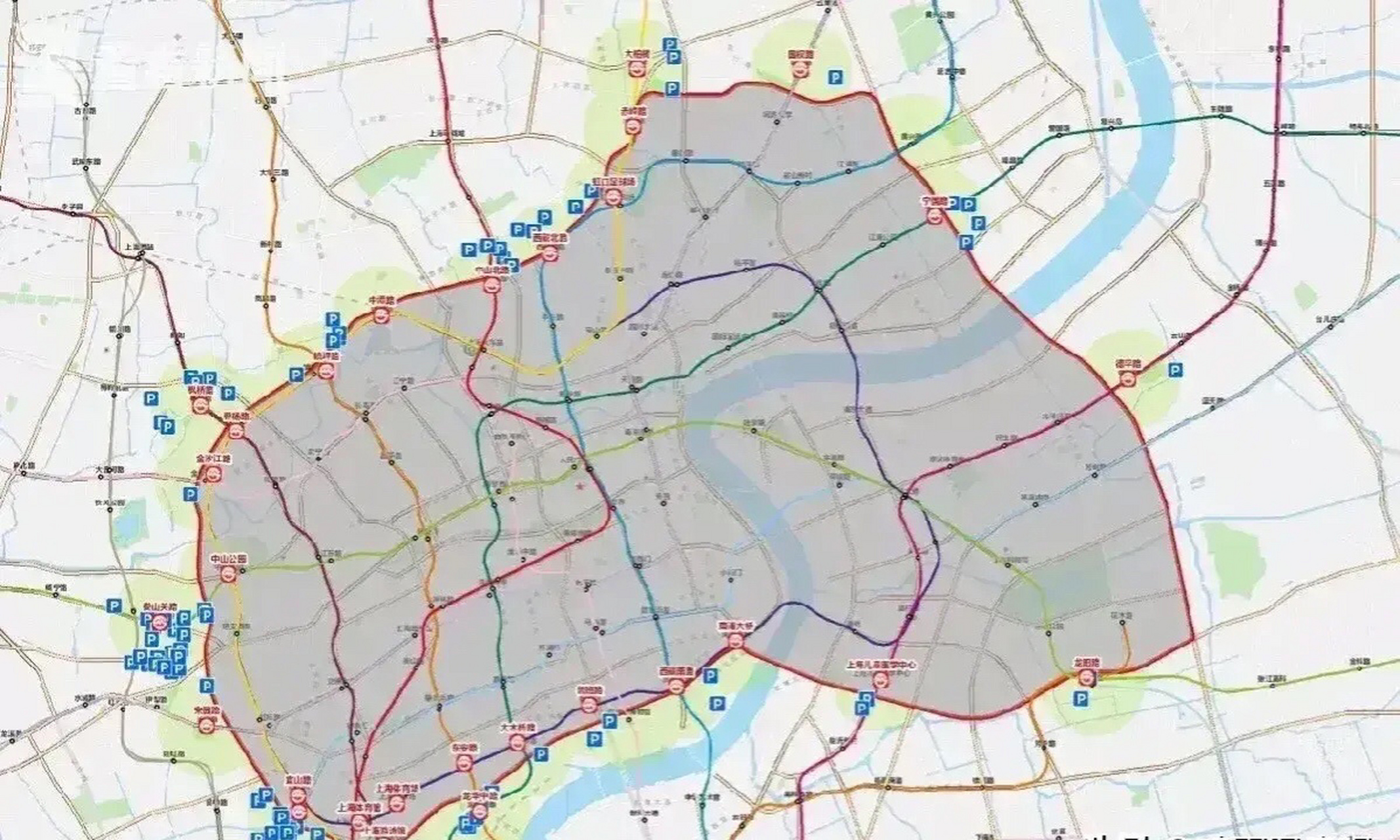 上海2021年5月6日 外牌限行路段在提升 1.
