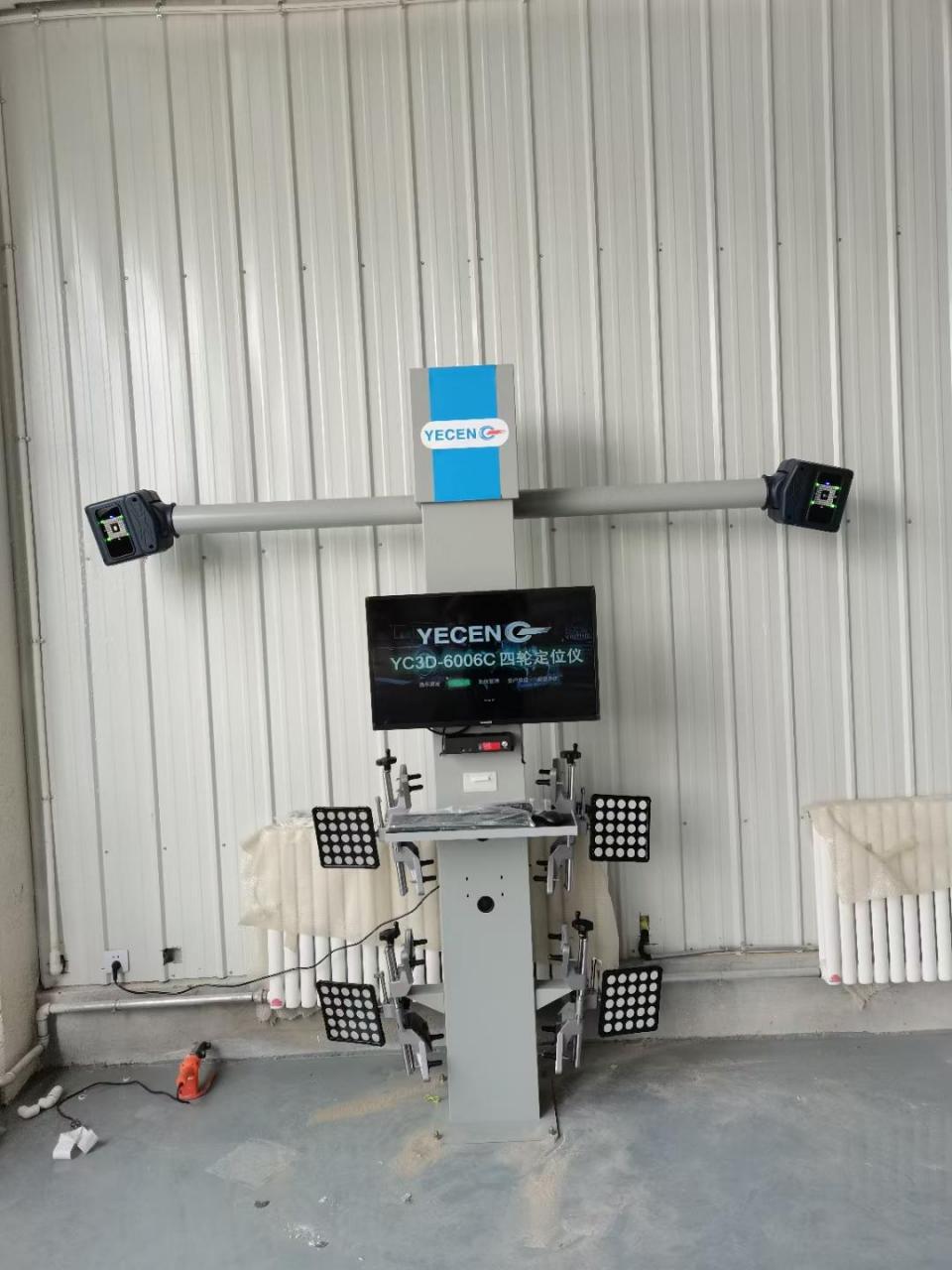 世达一成四轮定位仪安装完成