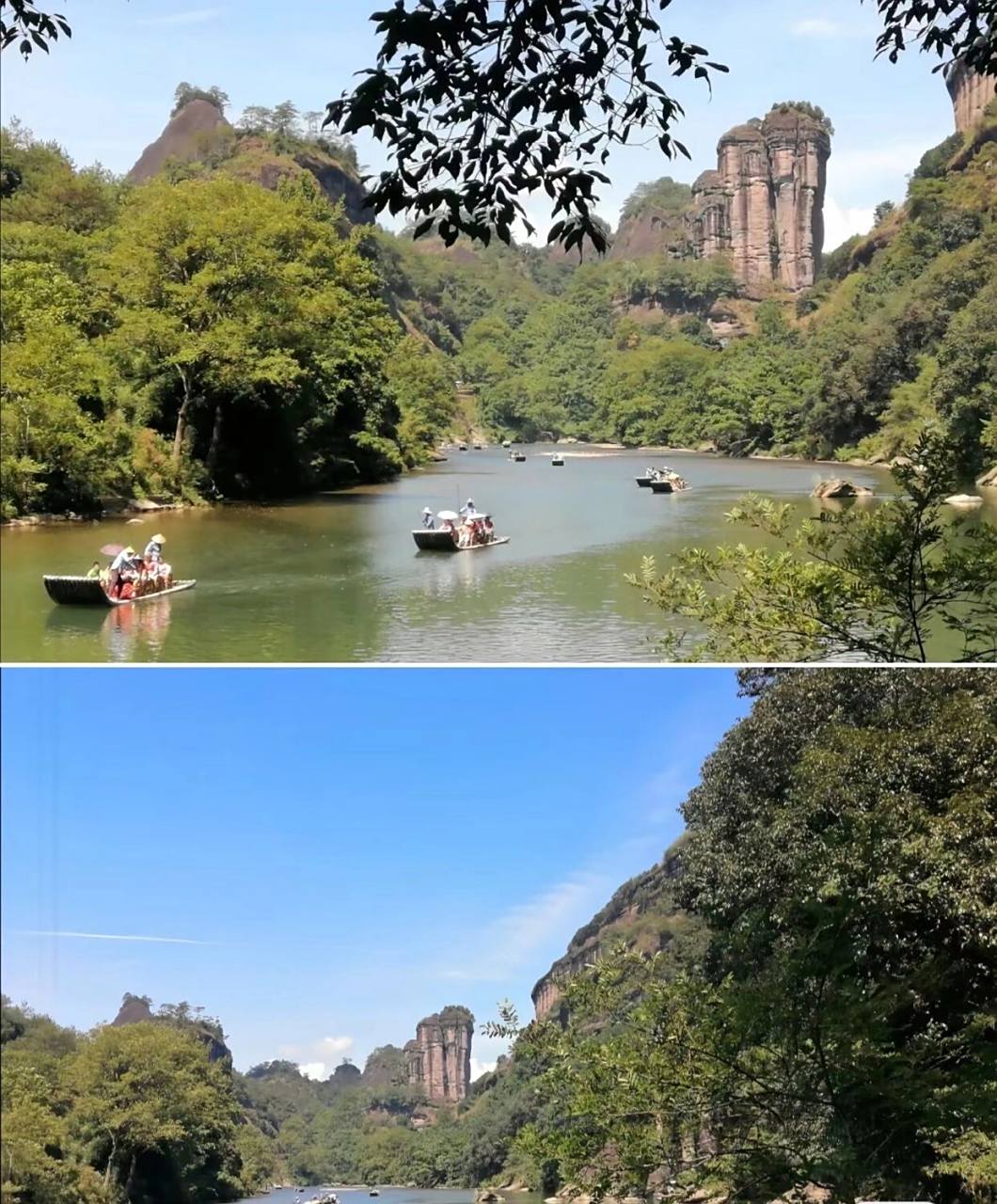 福建省最美丽山峰玉女峰|亭亭玉立少女得名 武夷山大王峰和玉女峰是