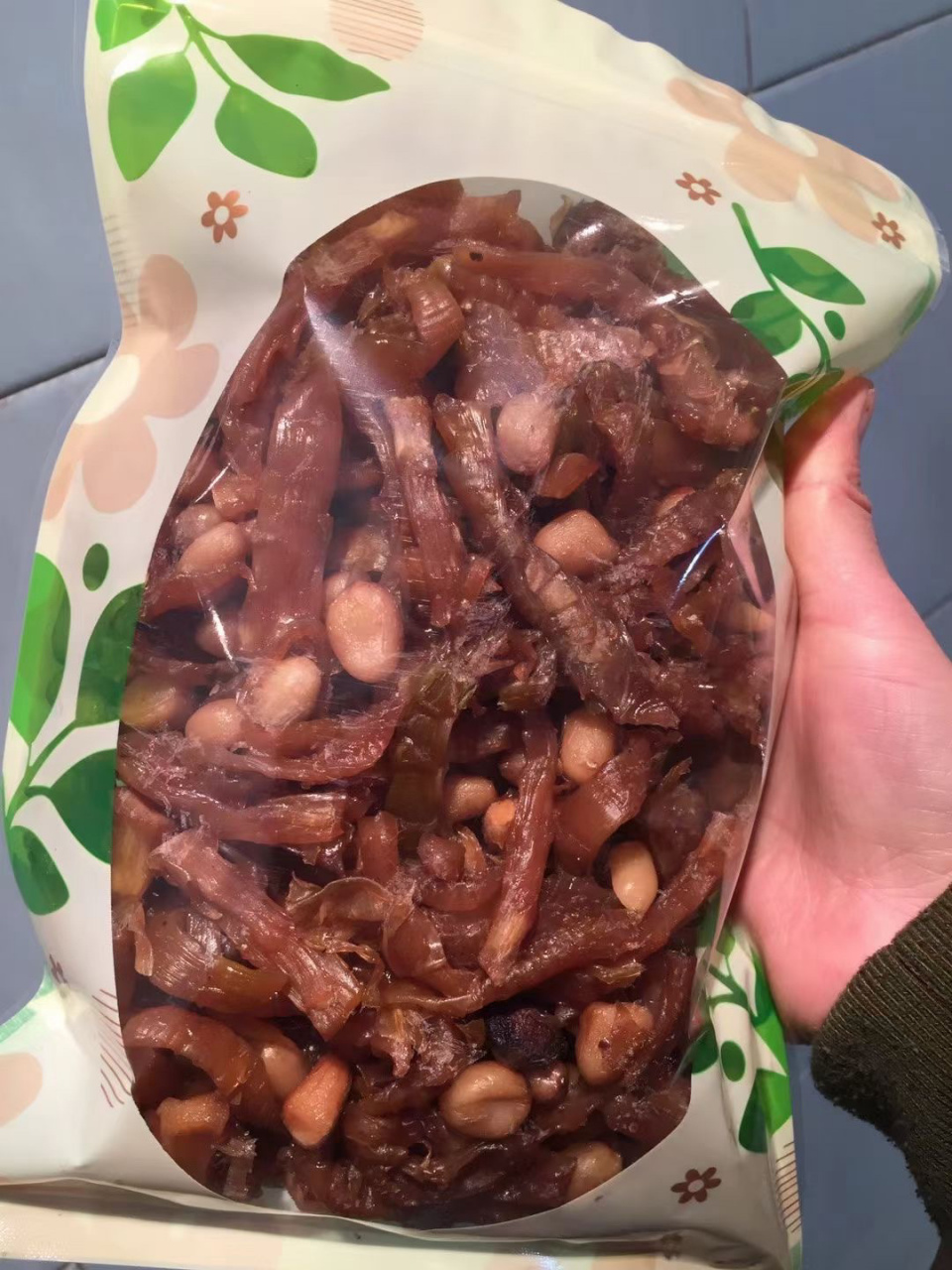 莫干山特产 笋豆,笋干和花生的组合,笋干鲜甜,花生