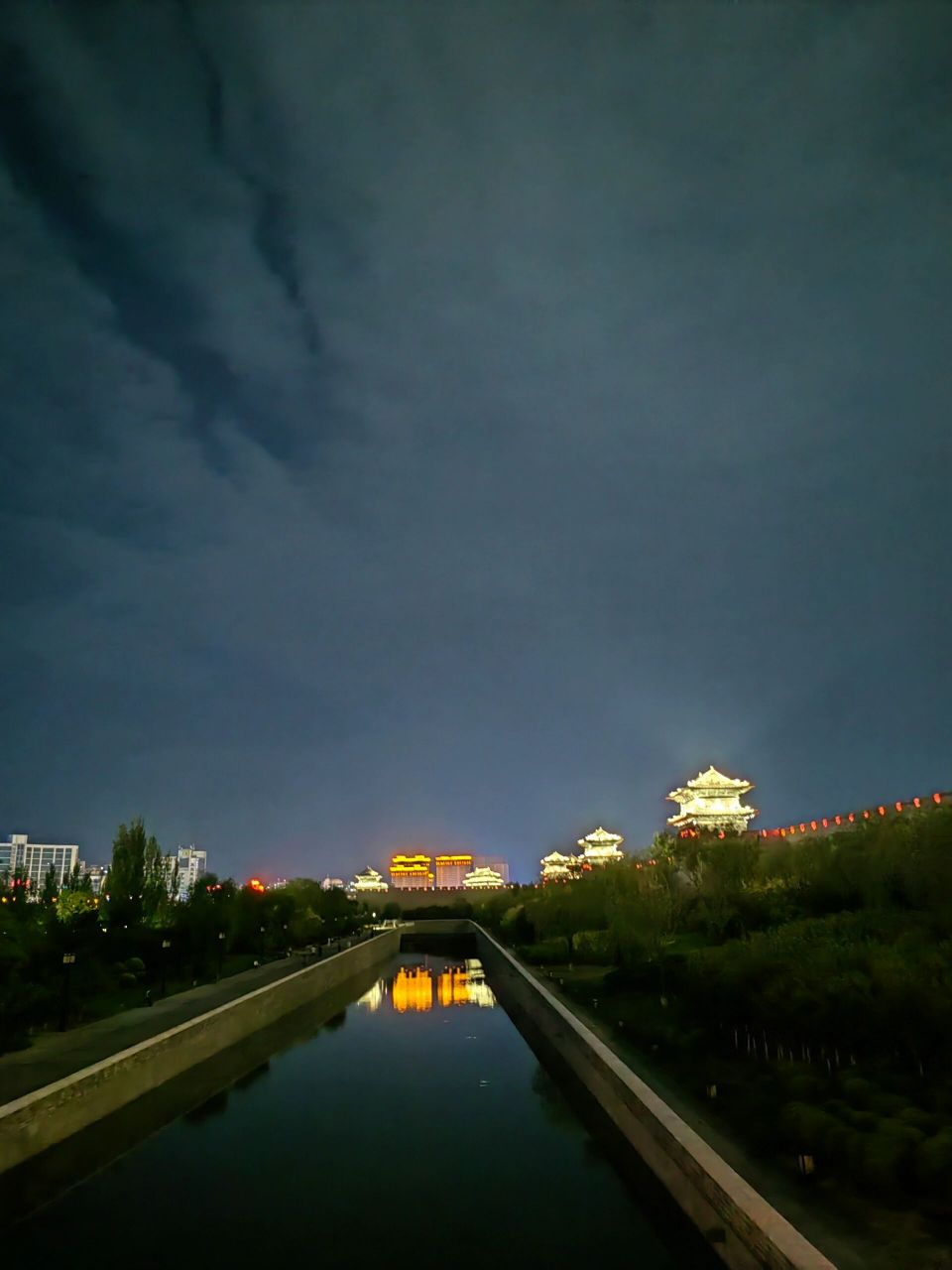 大同古城夜景