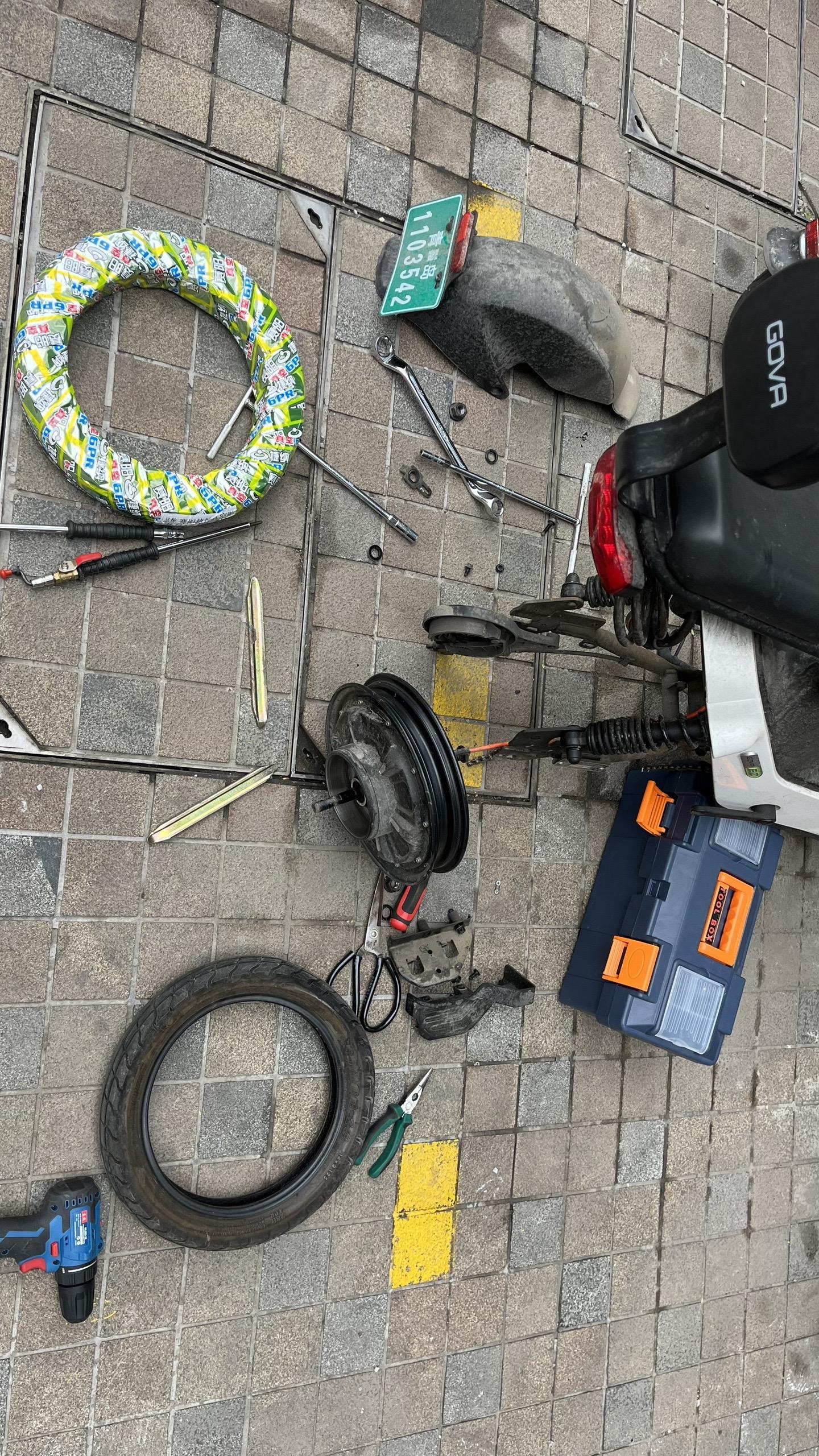 上门维修摩托车 维修电动车,上门换胎补胎,道路救援,升级配件,改装