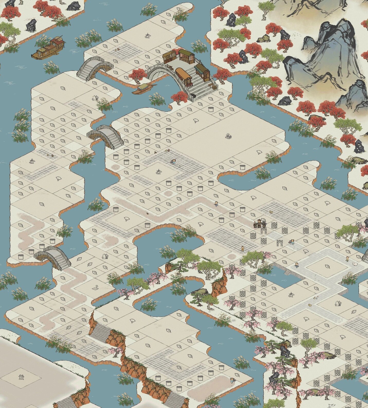 江南百景图|苏州-寒山寺整体布局