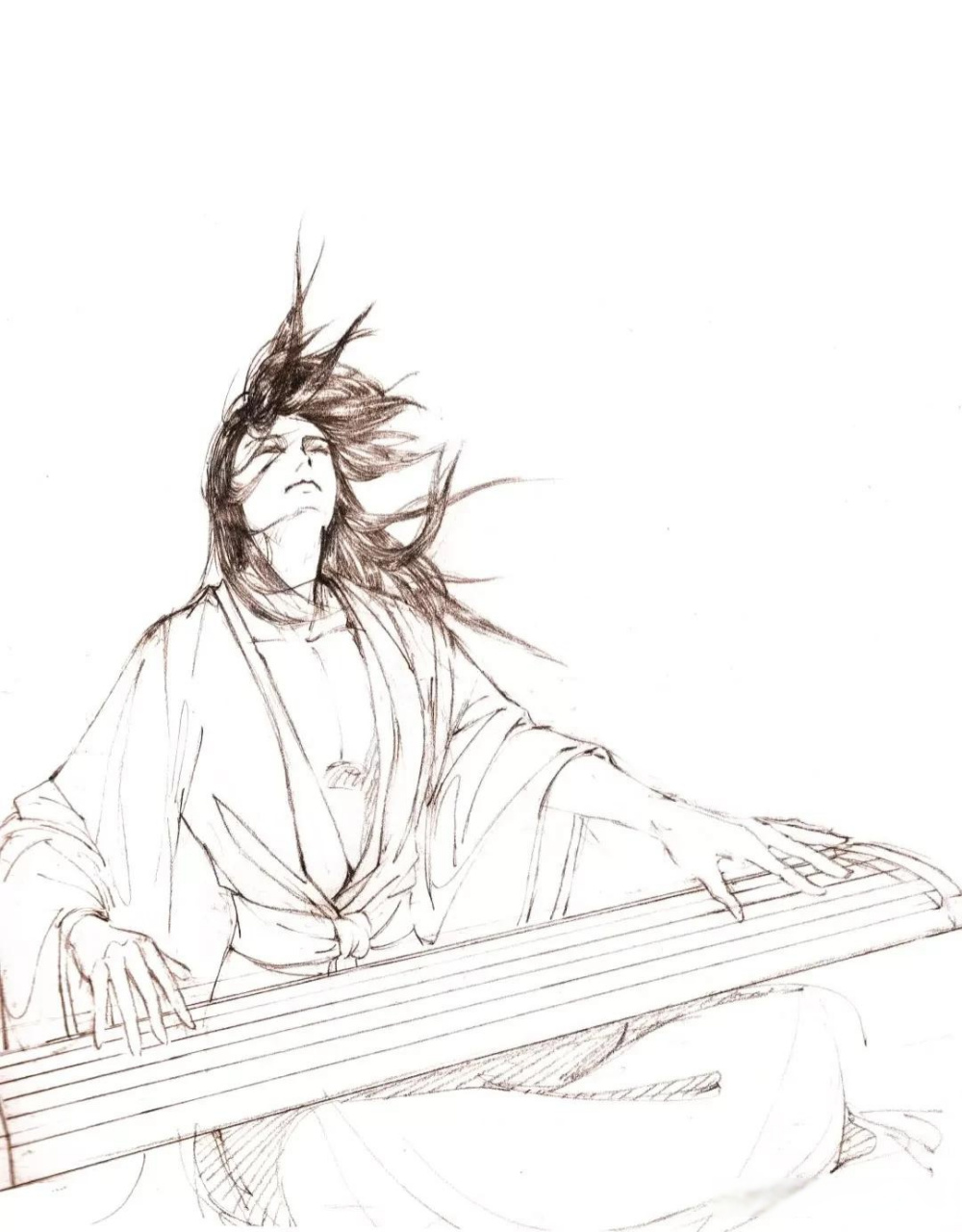 《世说新语》里记载美男子嵇康,是这样写的:肤白,常一人在野外饮酒