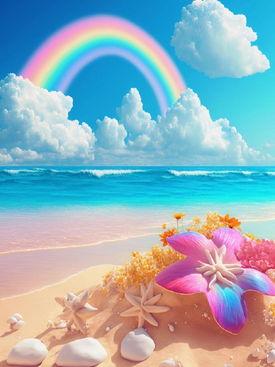 据说看到彩虹的人都是幸运的