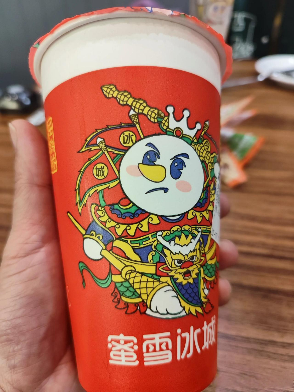 蜜雪冰城杯子做手工图片