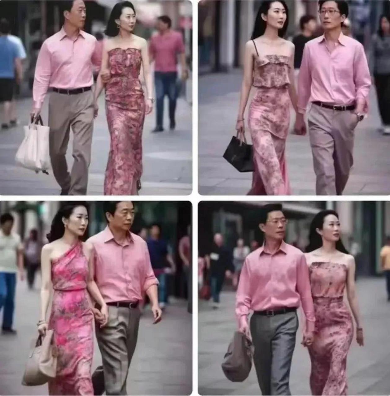 前天中石油情侣被免职,昨日太古里街拍就有人跟风,问题是,不觉得迸い