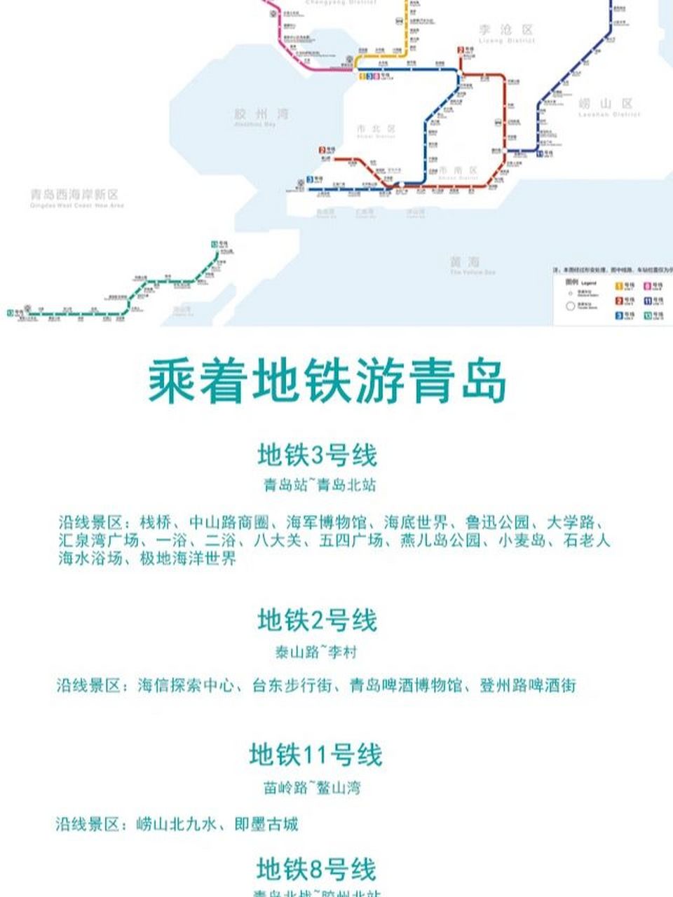 青岛三号地铁站线路图图片