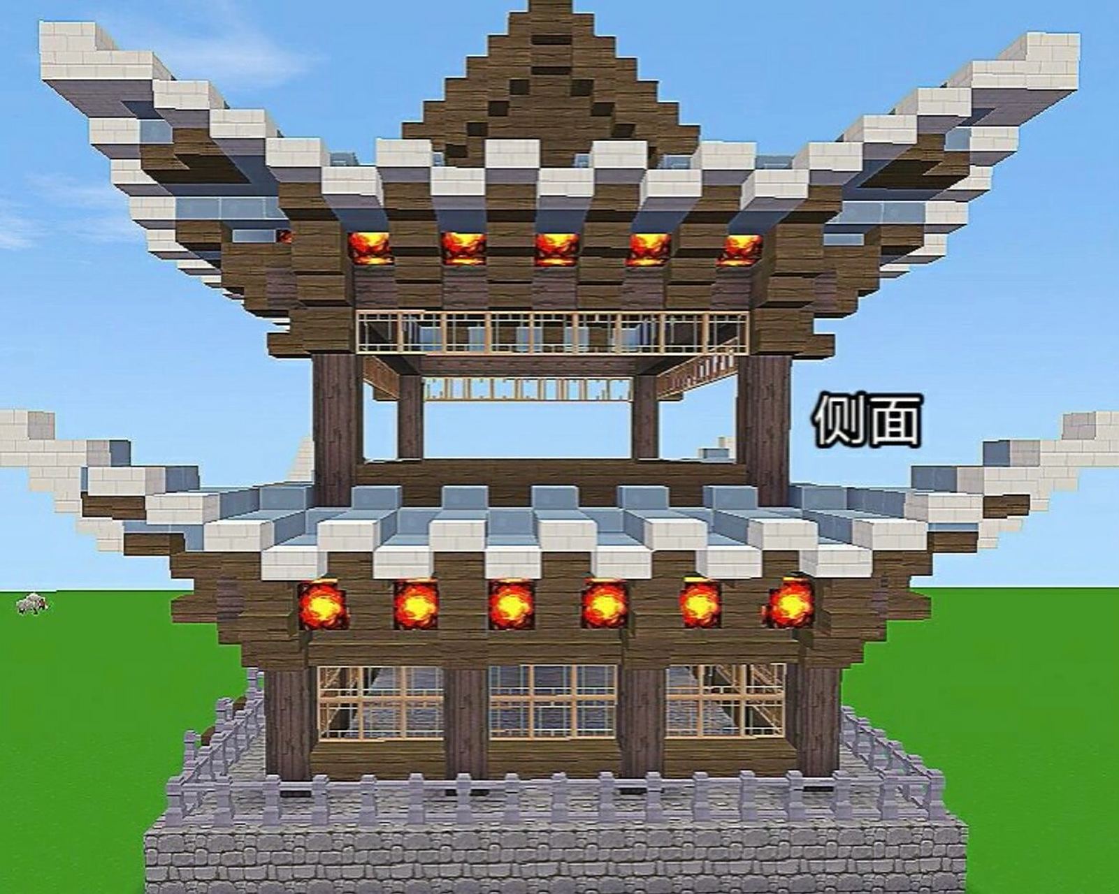 迷你世界-双层古风建筑 /第三期