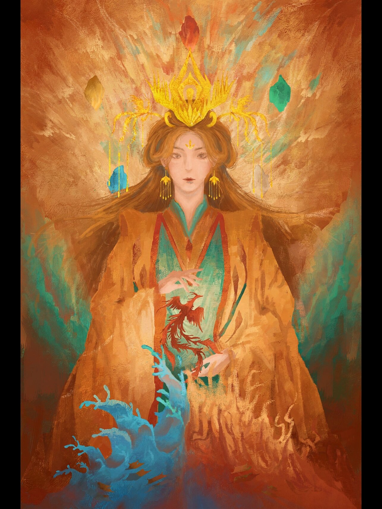 插画——《女娲》