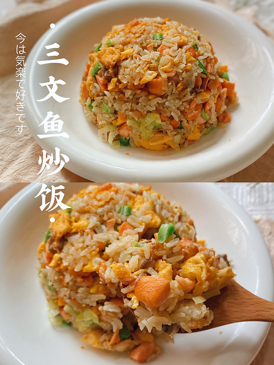 三文鱼炒饭|香味四溢 92 78减肥也不当苦行僧 78 	 9969