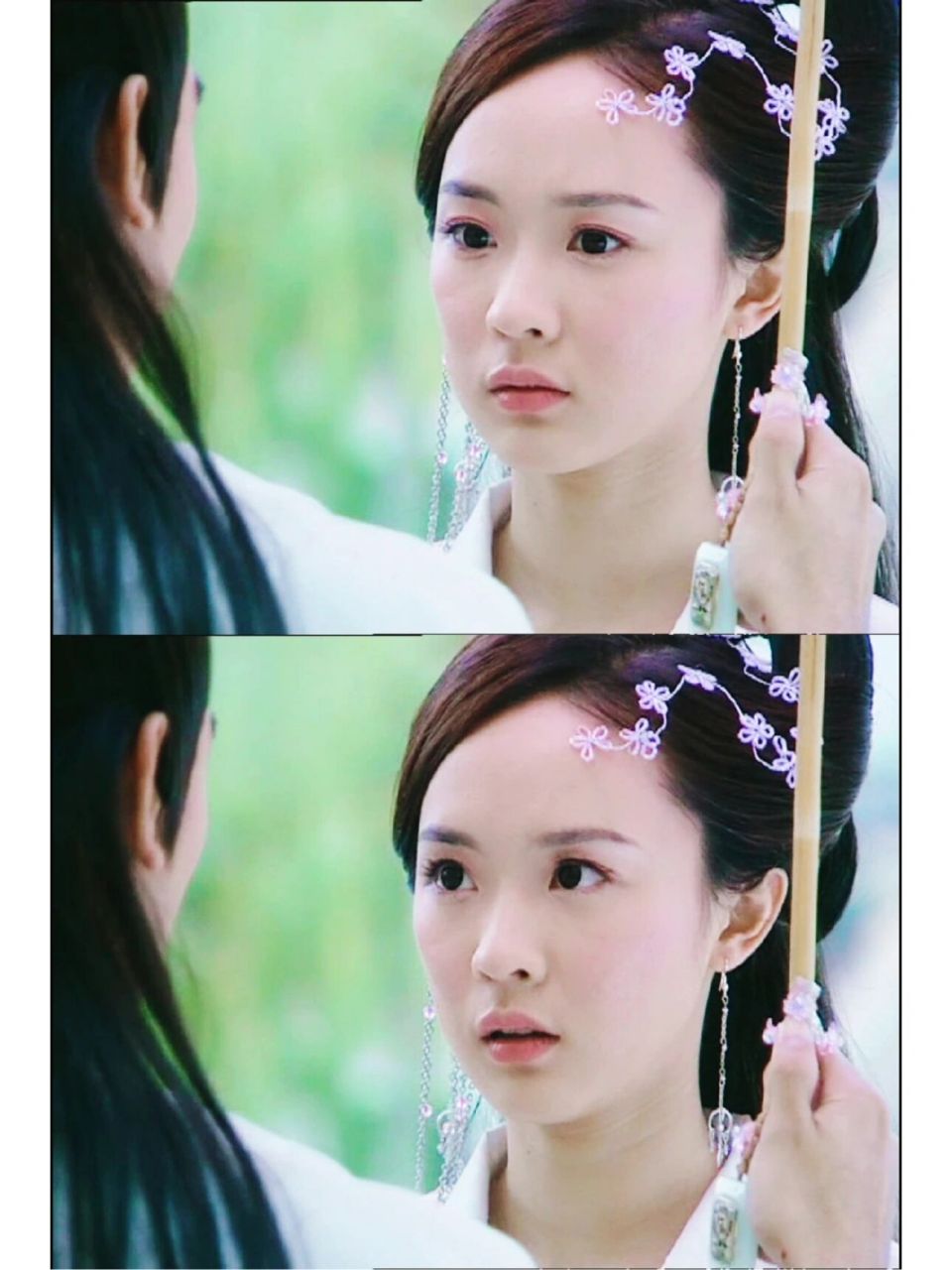 她真是又美又纯的代表吧 可惜不演古装剧了 霍思燕算得上是早期国内