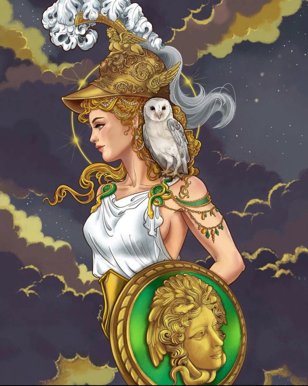 《希腊神话篇》智慧女神---雅典娜 雅典娜 01   英文:athena 01