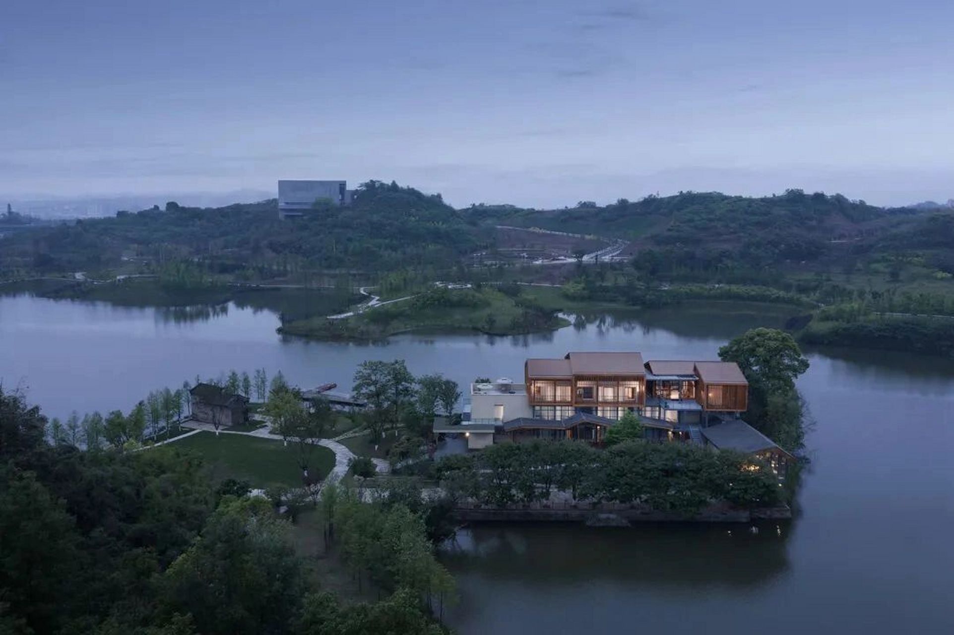 明月湖金沙小学改造(市民文化中心22) 重庆渝北明月湖金沙小学改造