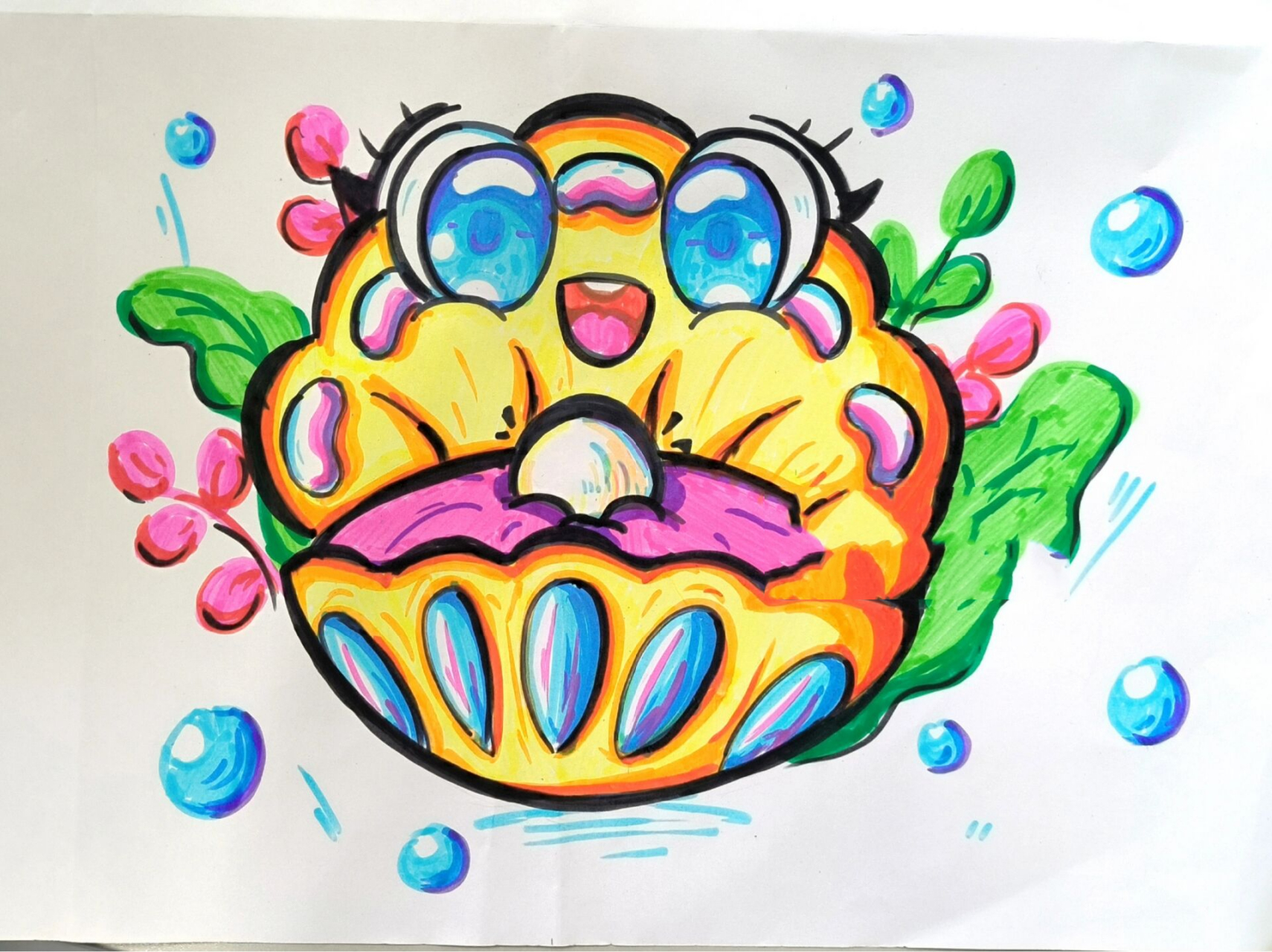 贝壳 原创     30分钟命题画