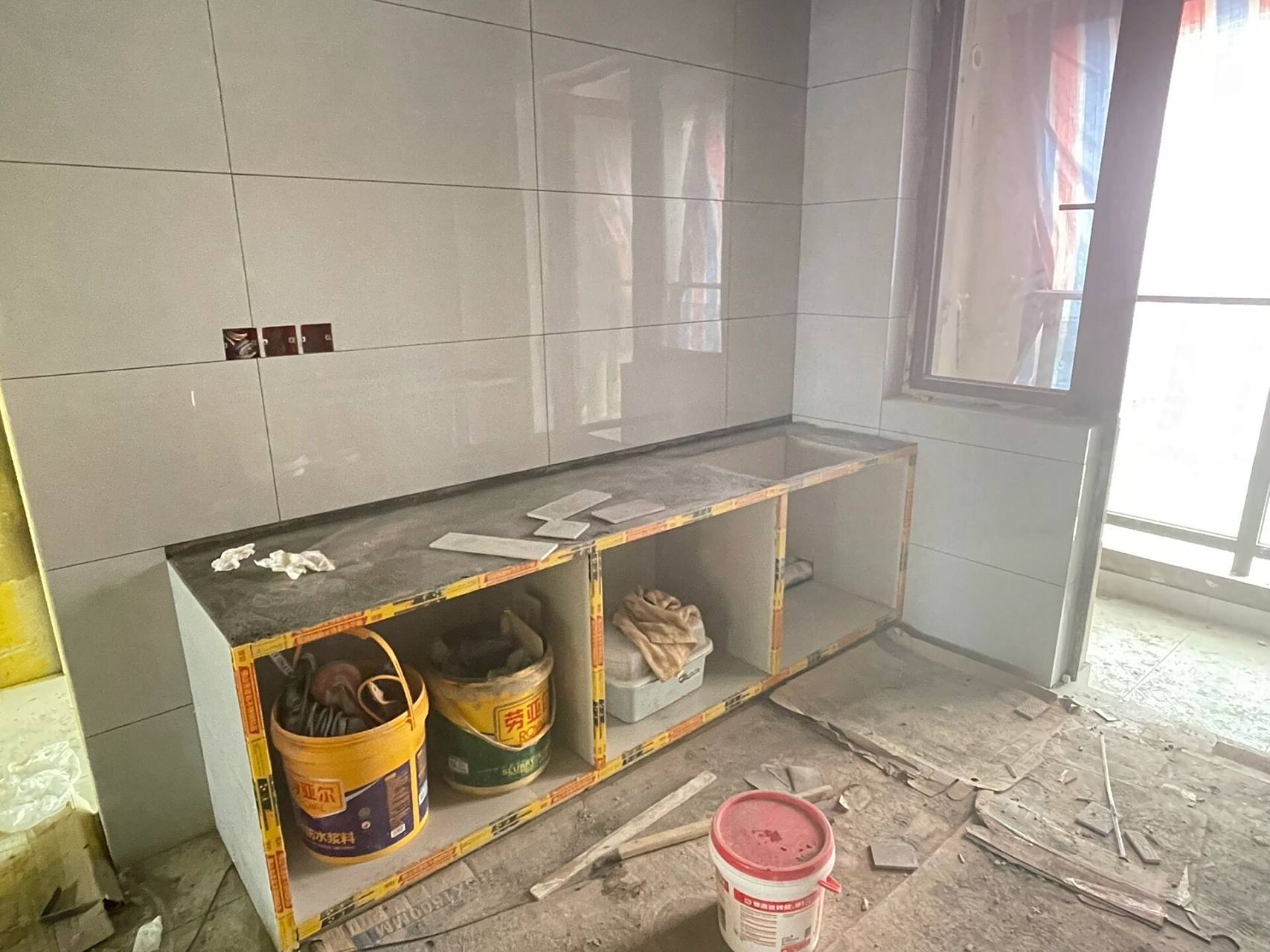 装修|做砖砌灶台还是橱柜整体定制|看这里8915  我家除了厨房的