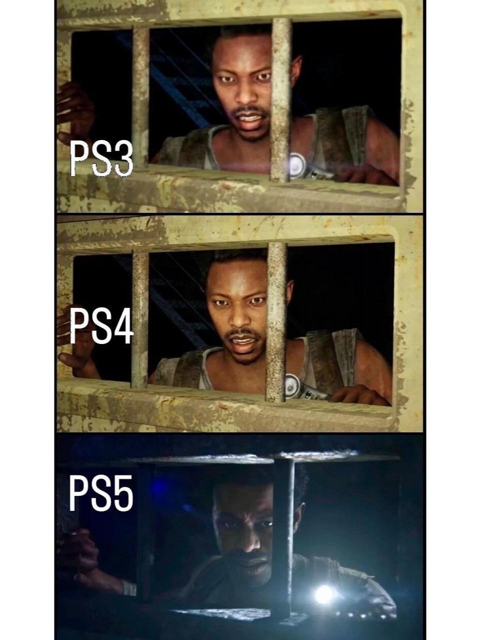 《最后生还者》ps3,ps4,ps5画面对比 《最后生还者》ps3原版,ps4复刻