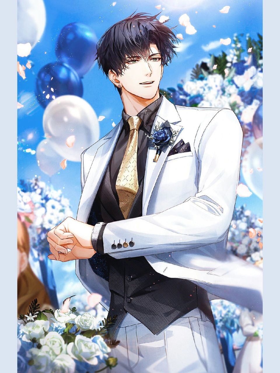 萧逸|周年婚卡无水印高清修复海报 调了一下色,单人的稍微p了一丢丢