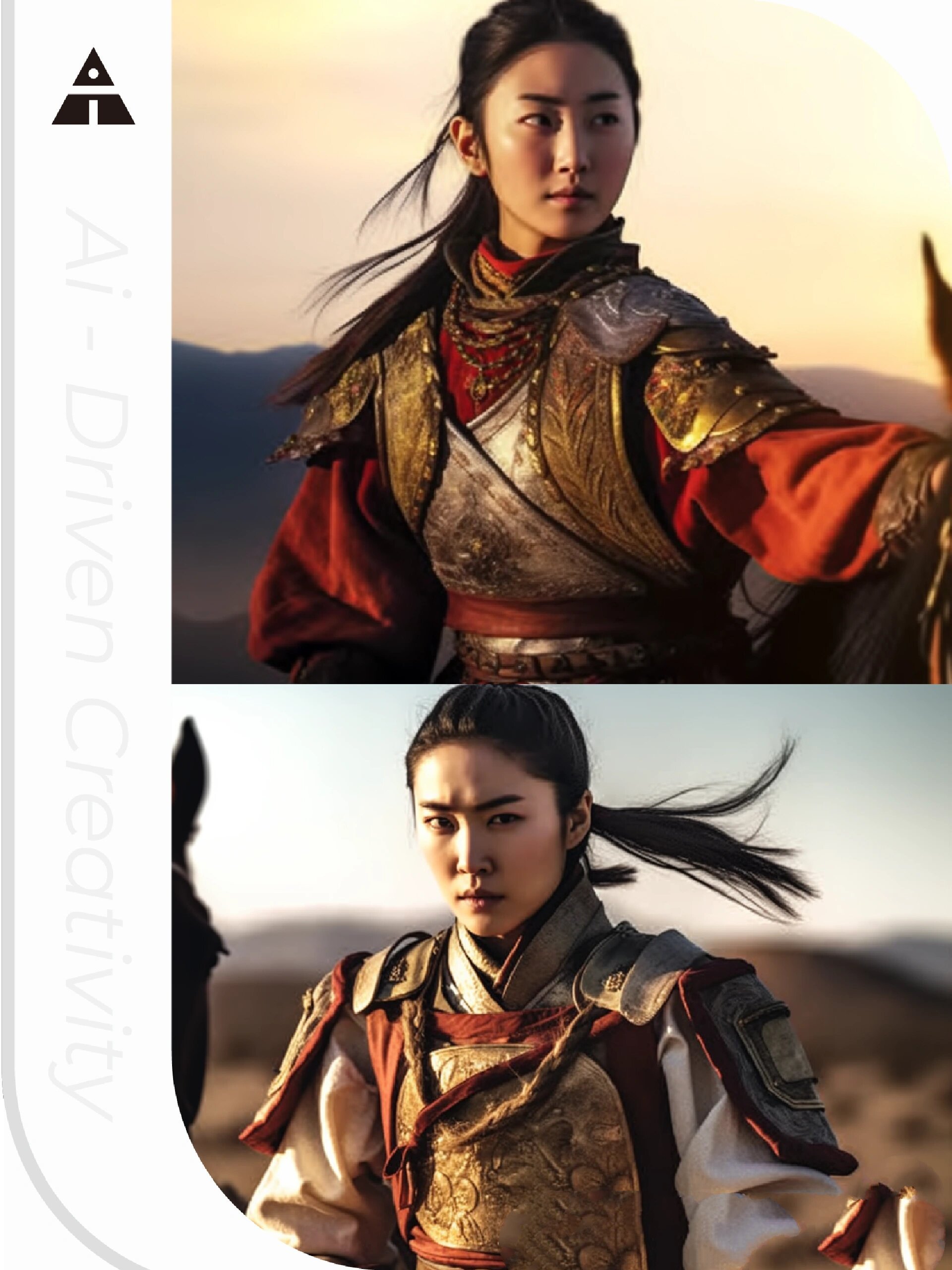 巾帼英雄花木兰 内附关键词 05武艺超群,机智勇敢,飒且英气女神,3秒