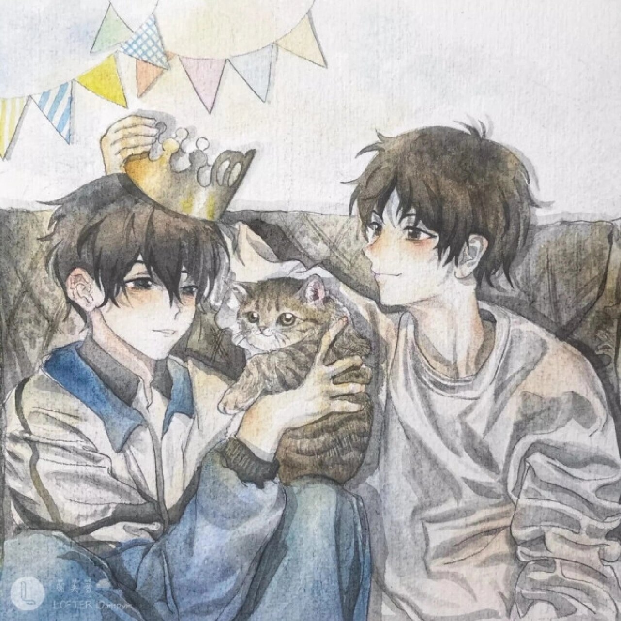 《某某》壁纸 江添&盛望 祝所有原耽女孩们,左薛洋,右盛望,墨燃天天把