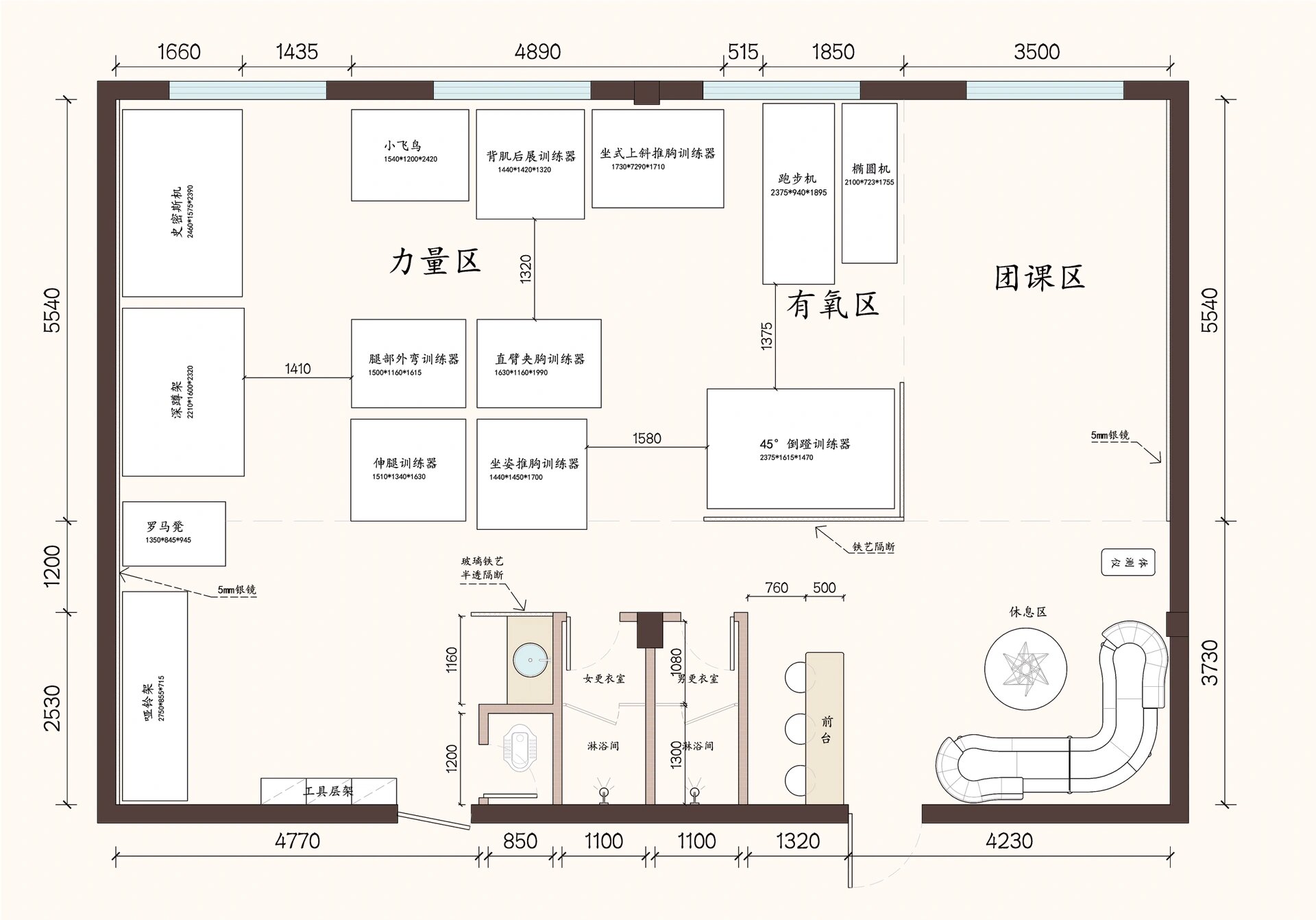 广场健身区设计平面图图片