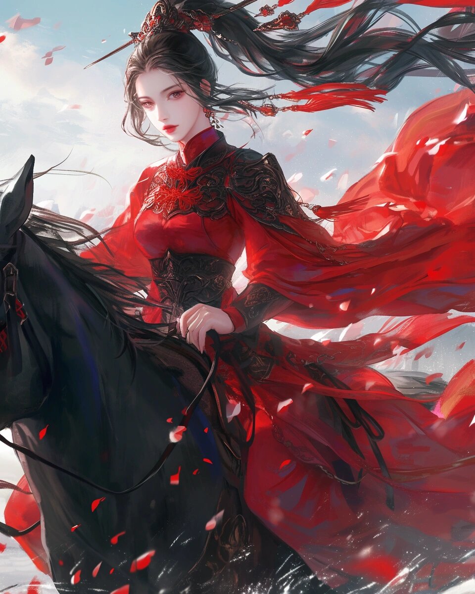 古风商用|为国浴血奋战的绝美女将军