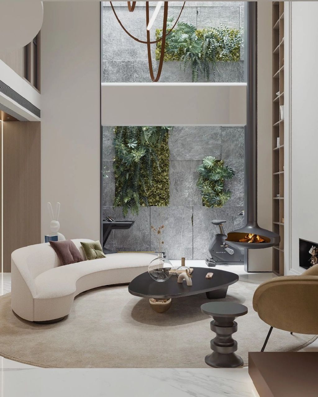 别墅天井地下室设计|悠闲自在,超有范儿~ 在城市繁华静处9595