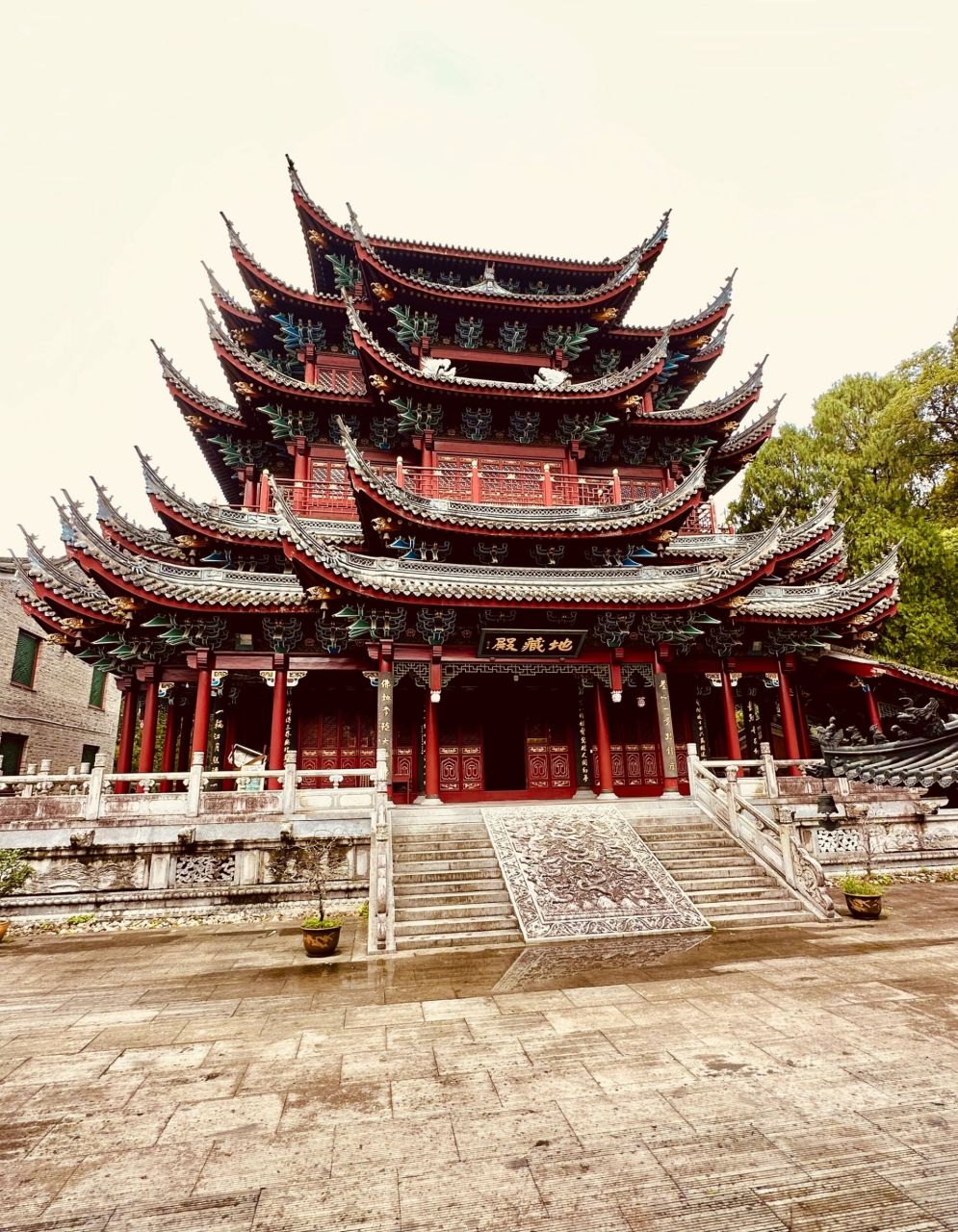 天台山·智者塔院·高明讲寺 台风刚过天台的主要景区都不开放,正好有
