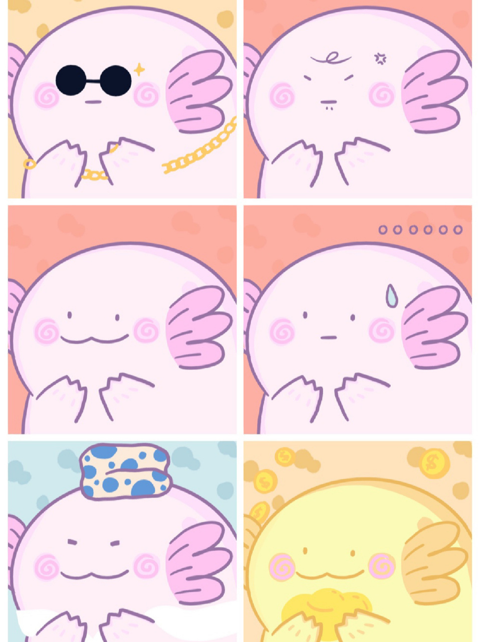 momo头像丨六角momo恐龙～momo大军进来变身 六角恐龙也momo化啦猪子