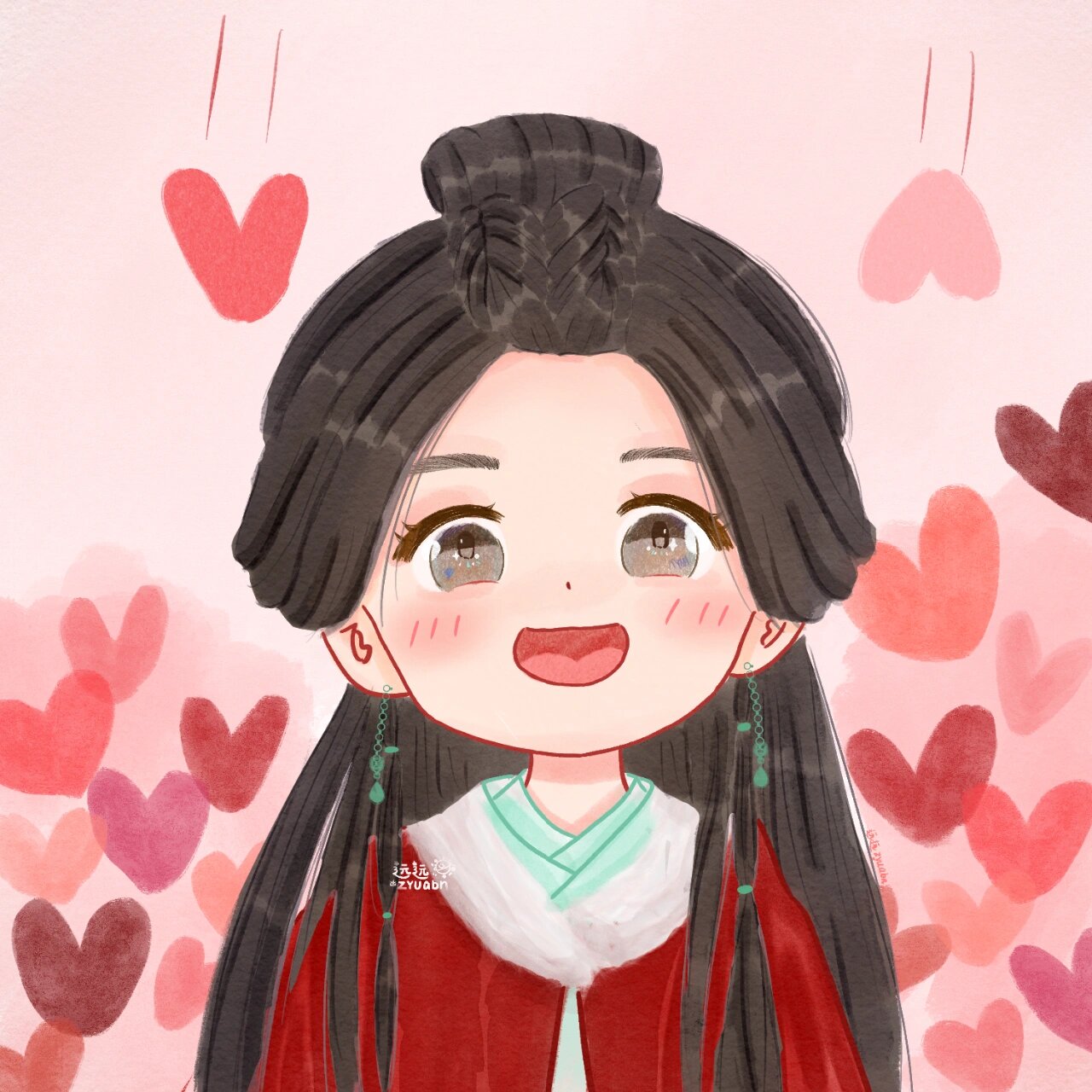 九宫格q版赵露思|露思1109生日快乐90