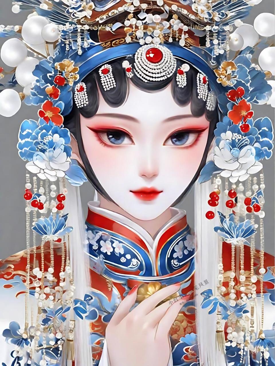 奇域 | 京剧花旦-91 青花瓷之颜 91 94 当青花遇上戏台,每一抹