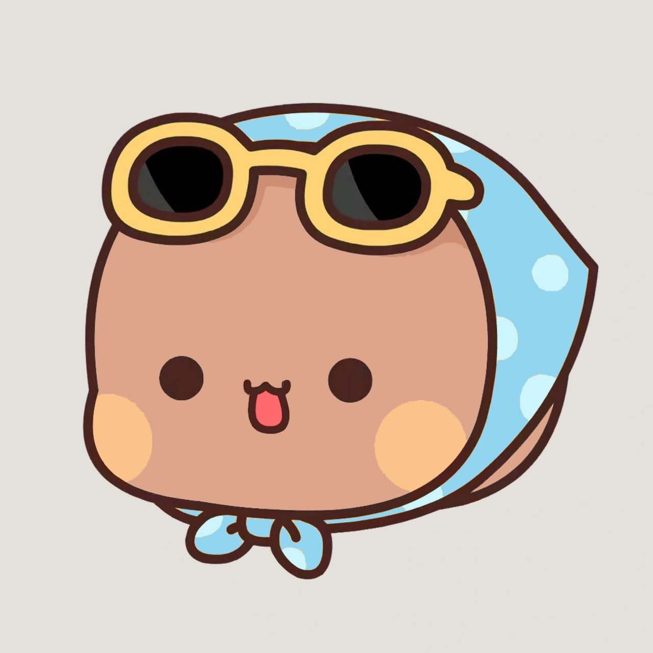 一二布布大头贴头像 大头大头,下雨很愁 人家有伞,我有大头 一二布布