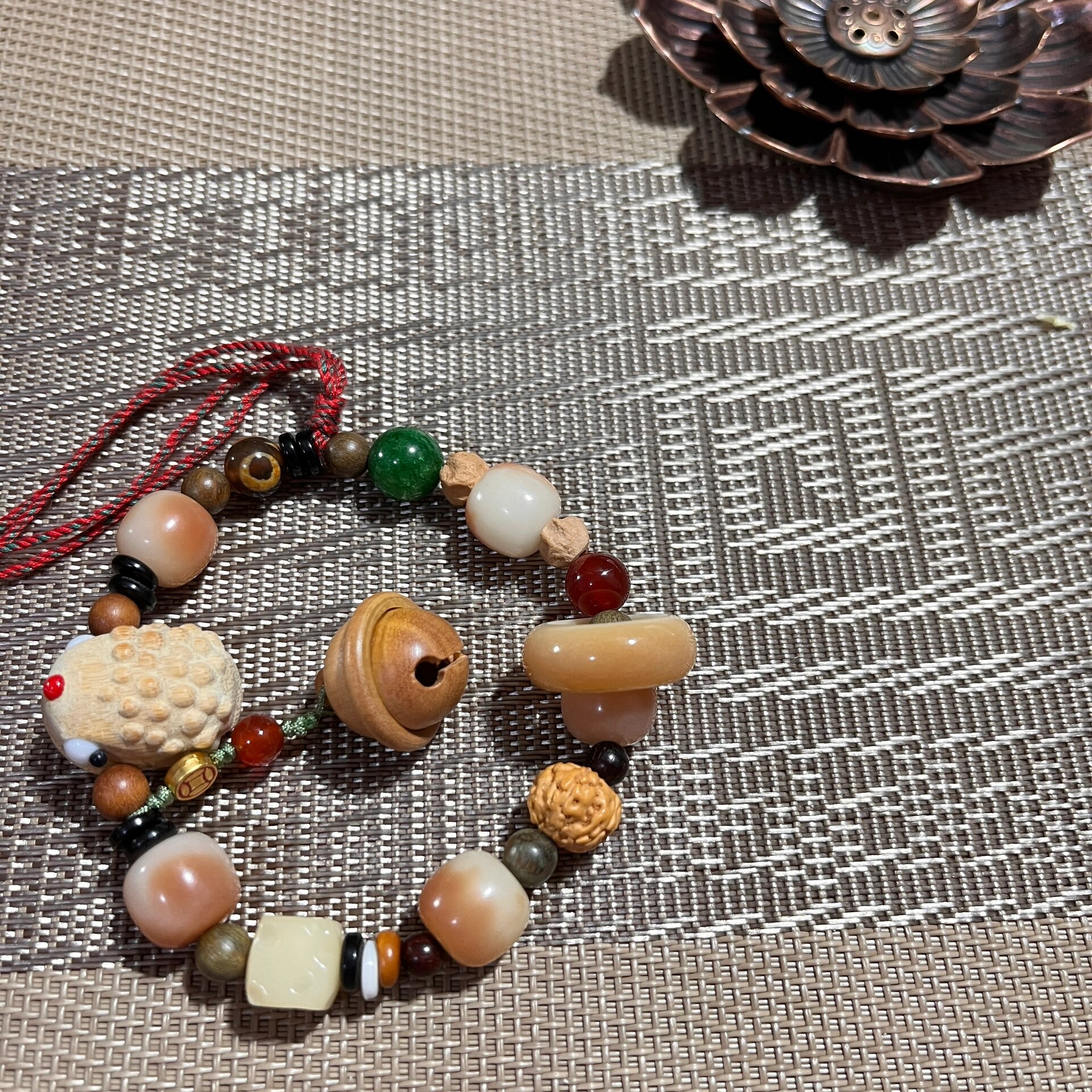 风化菩提📿多宝玛瑙趴趴蟾