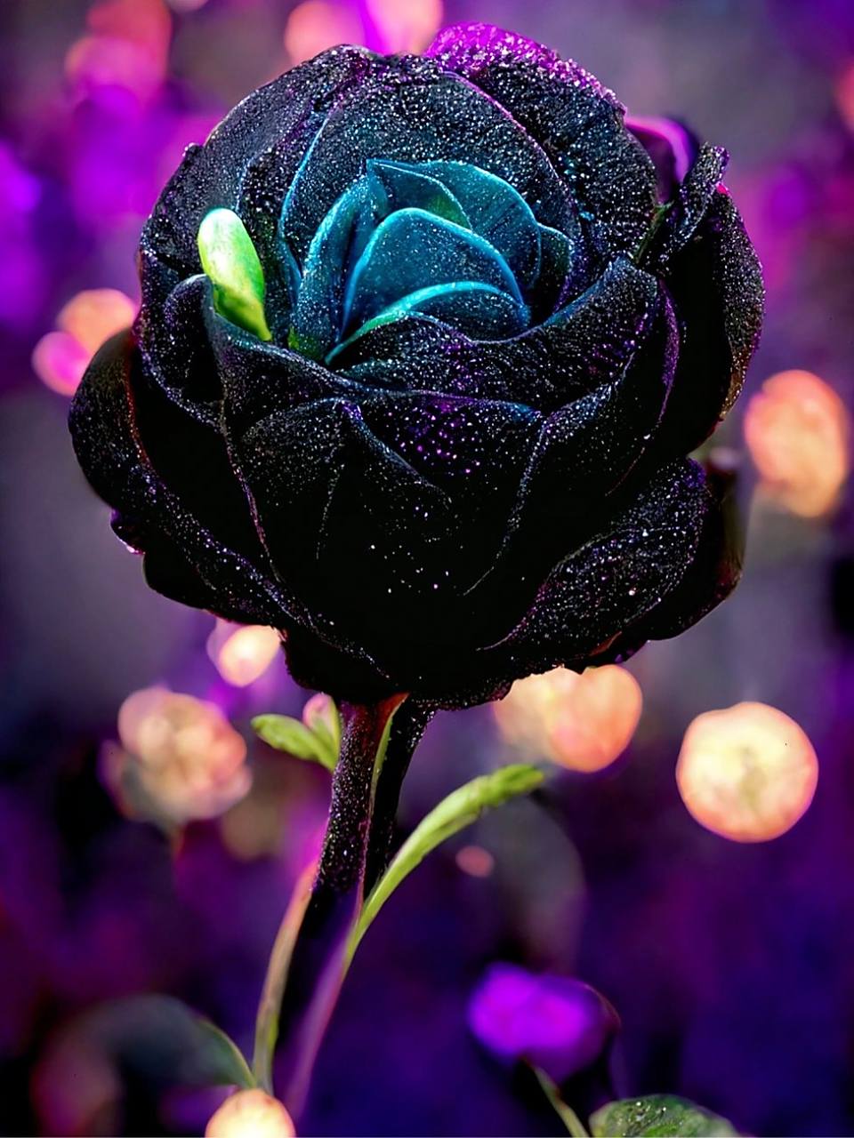 黑巴克玫瑰 有一种花叫黑巴克玫瑰,它的花语是:温柔真心,独一无二!