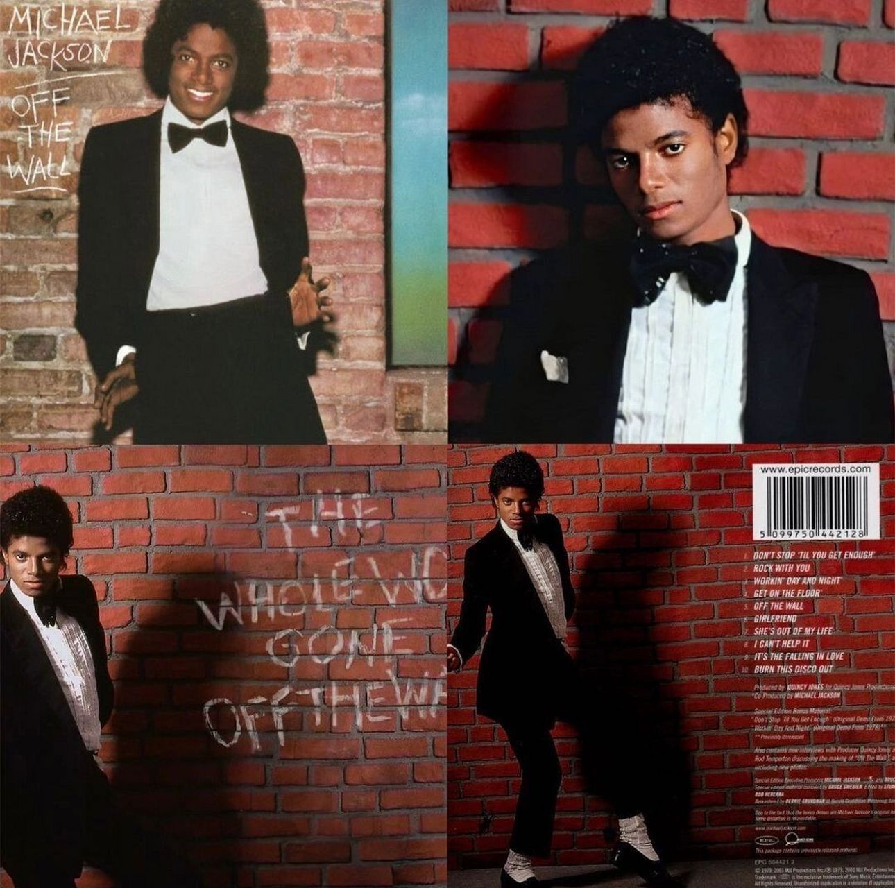 off the wall 43th 1979年8月10日,  成年后第一张专辑《off the wall