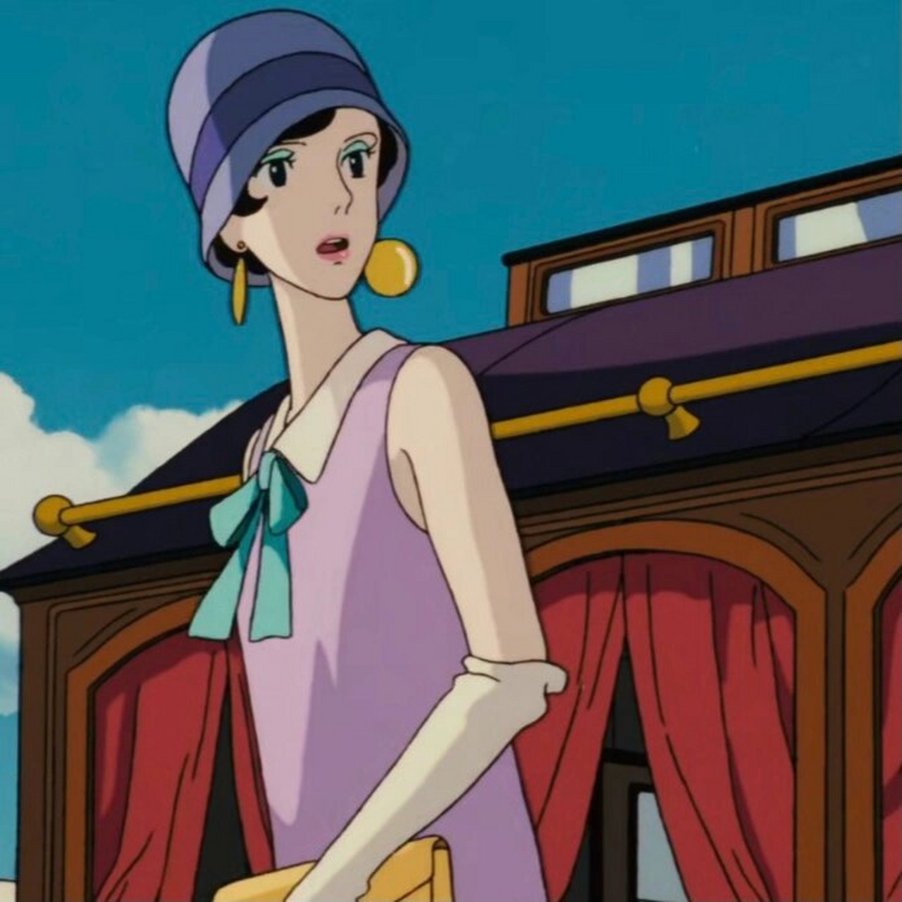 红猪【头像2】吉娜好美 我怀疑吉娜是宫崎骏画笔下最有女人味儿的人物