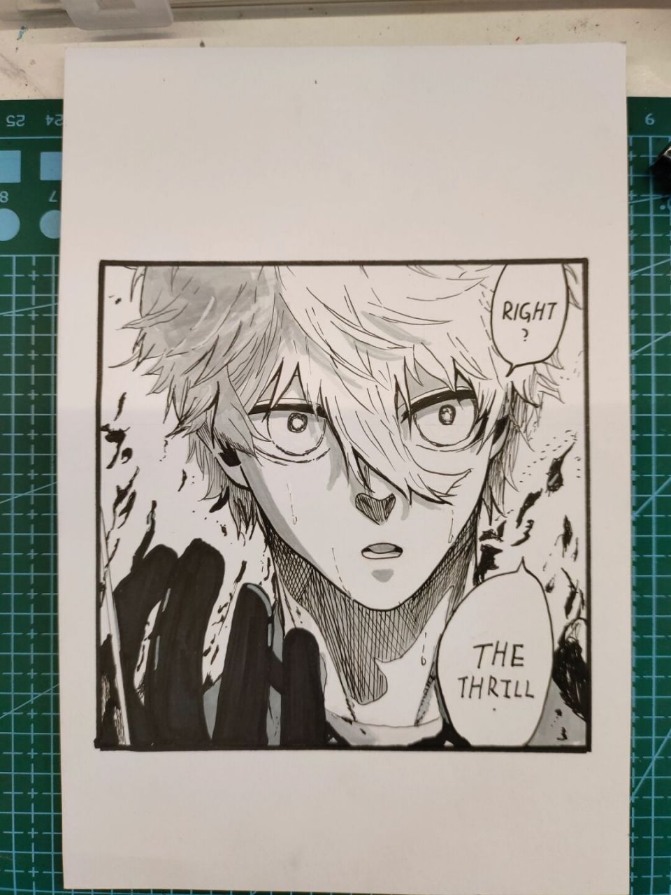 手把手教你画凪诚士郎 第一次画这种风格的,不知道