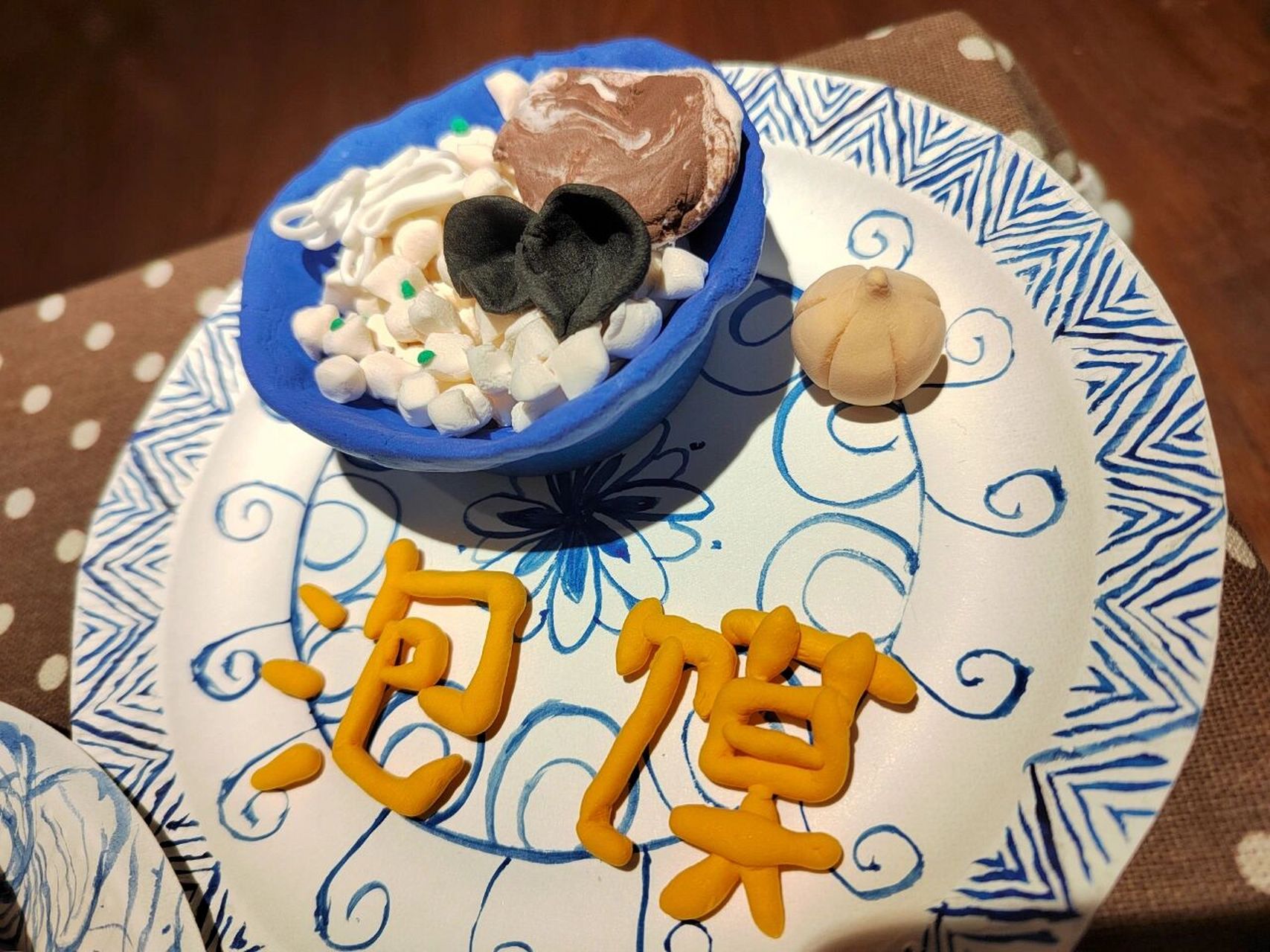 中国美食彩泥图片