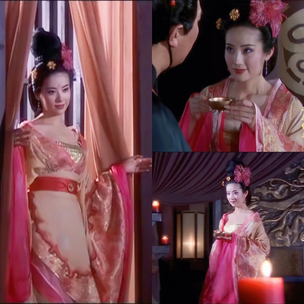 张彤-古装美图 图1-图5:《大唐情史》-玳姬 图6-图9:《至尊红颜》-王