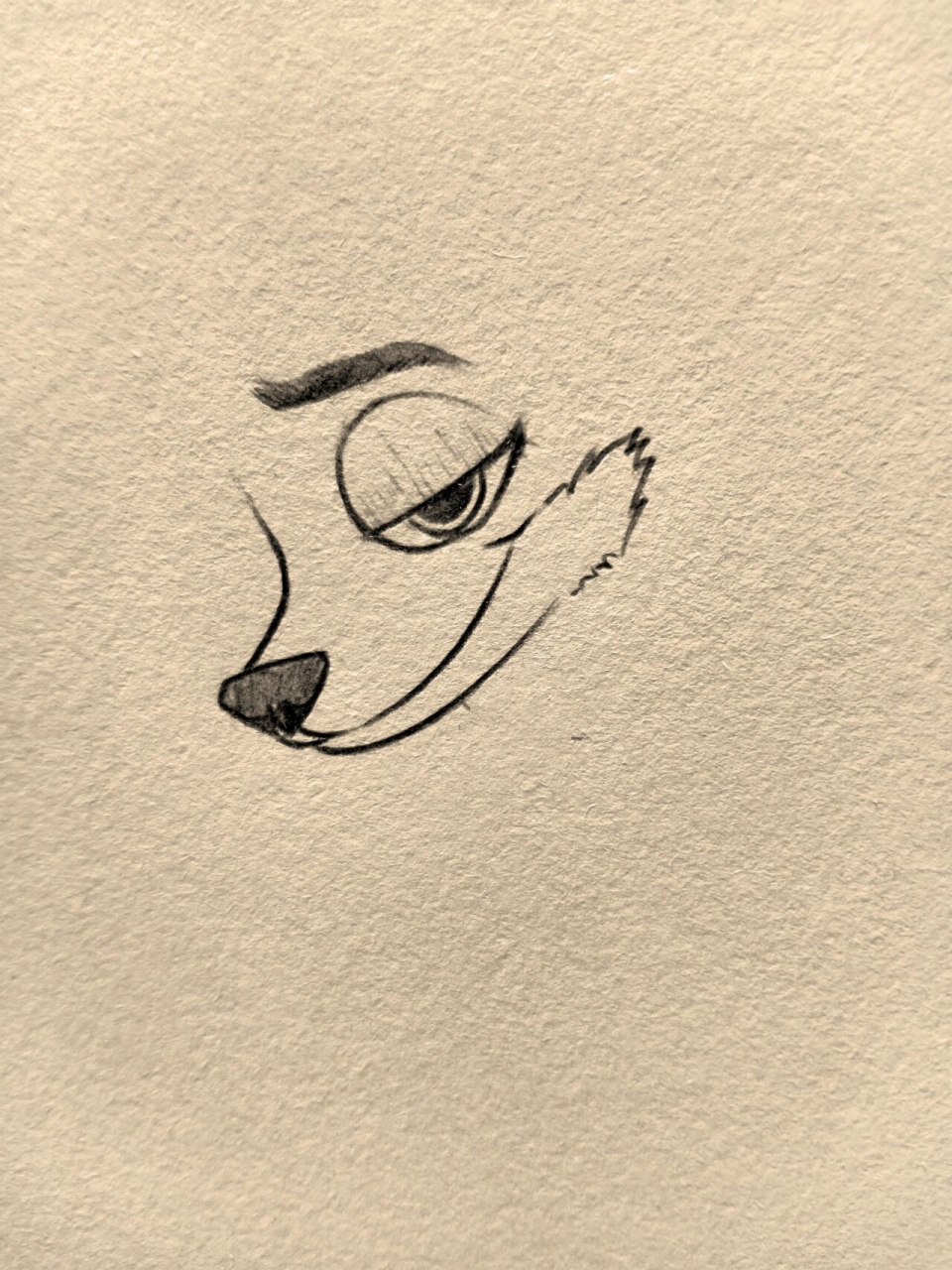 简笔画教程   ""尼克狐尼克你被捕了!""怎么了,伤了你的小心脏?